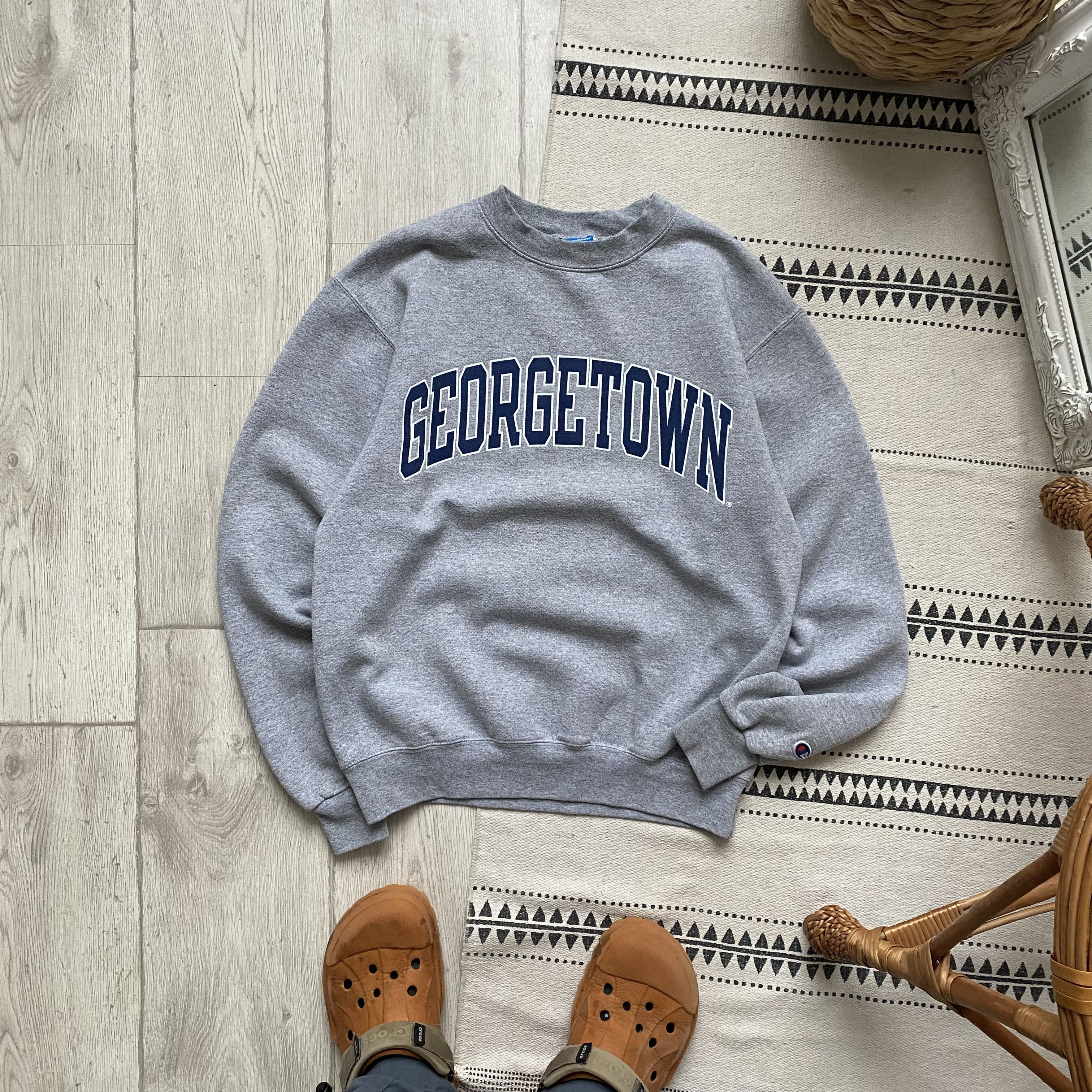Champion Vintage Champion Georgetown University Sweatshirt Size US S / EU 44-46 / 1 - 1 Thumbnail