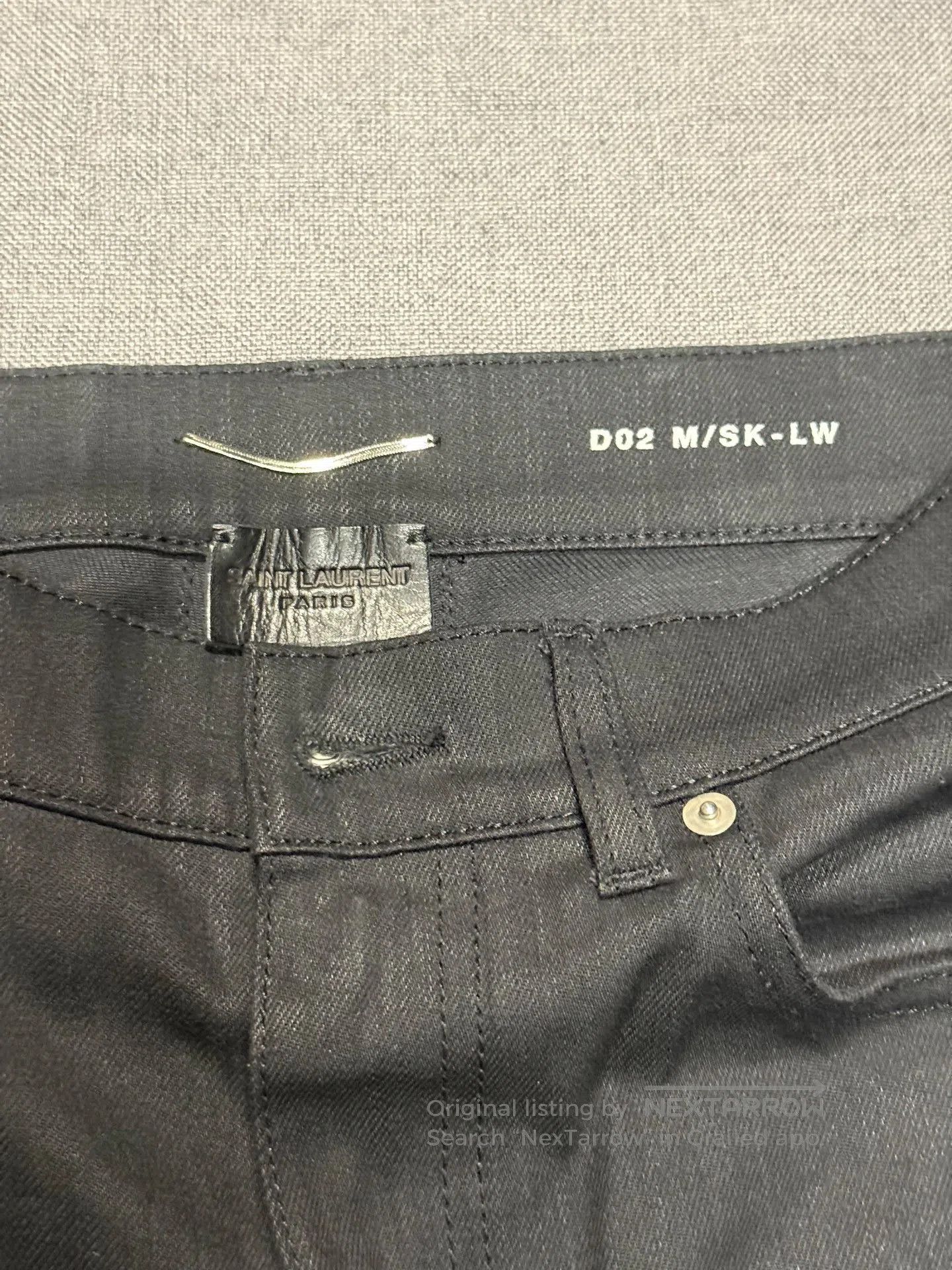 Saint Laurent Paris Saint Laurent SS16 Black Biker Skinny Jeans. Size US 30 / EU 46 - 4 Thumbnail