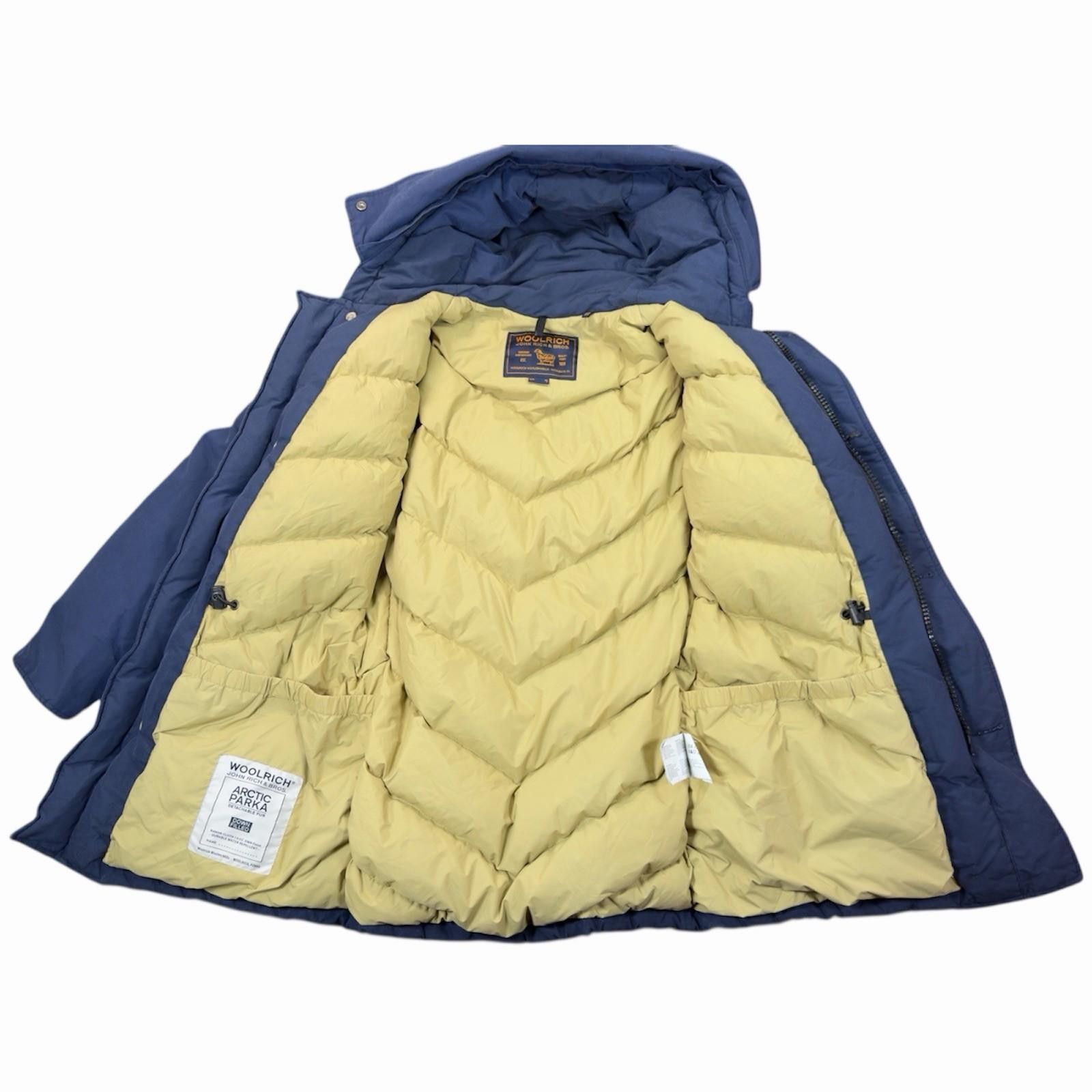Woolrich Woolen Mills Woolrich Arctic Down Parka XS Blue Hooded Men’s Winter Coat Size US XS / EU 42 / 0 - 4 Thumbnail
