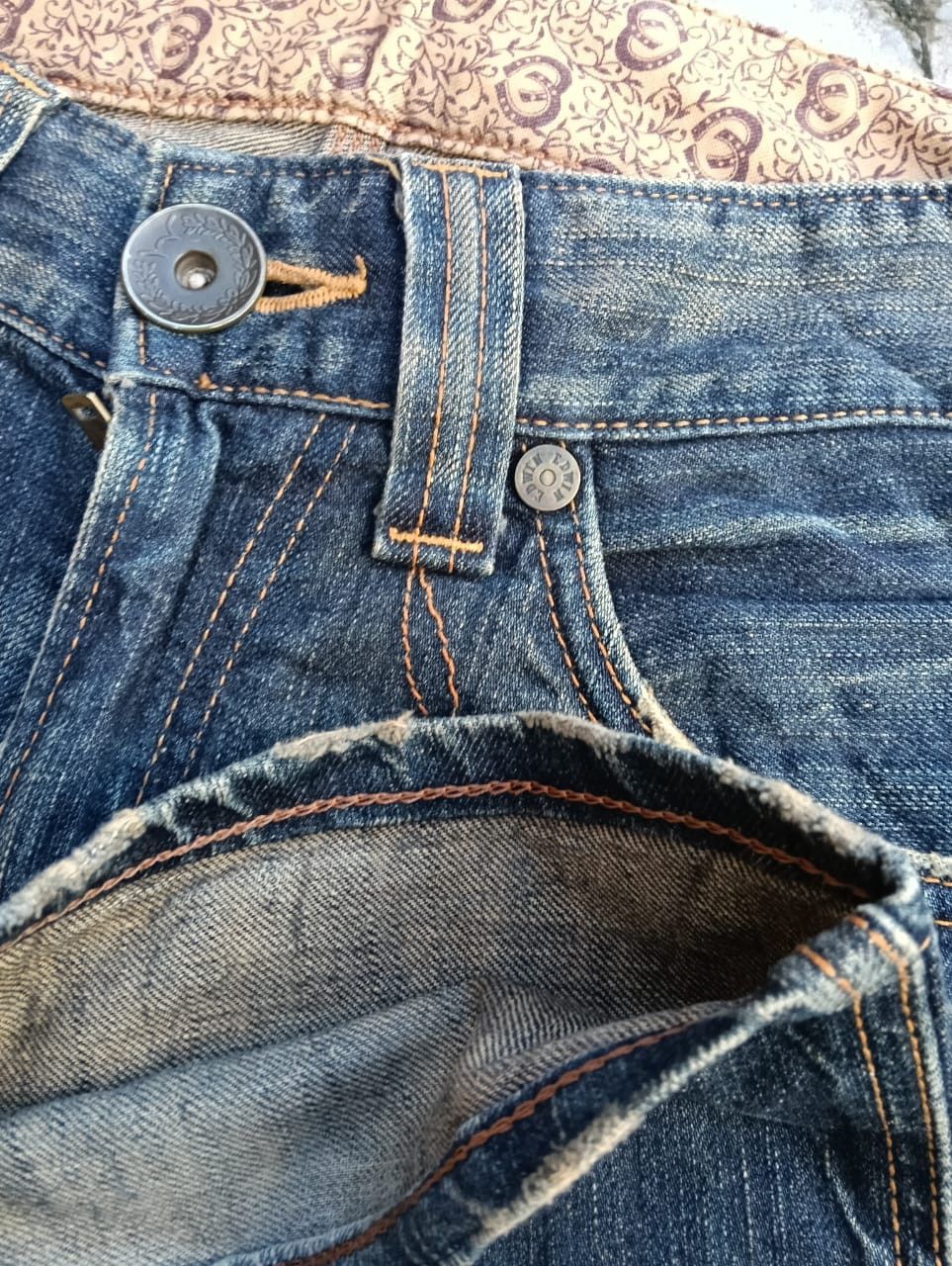 Edwin Edwin 503 Blue Trip Muddy Wash Natural Fades Japanese denim. Size US 28 / EU 44 - 3 Thumbnail