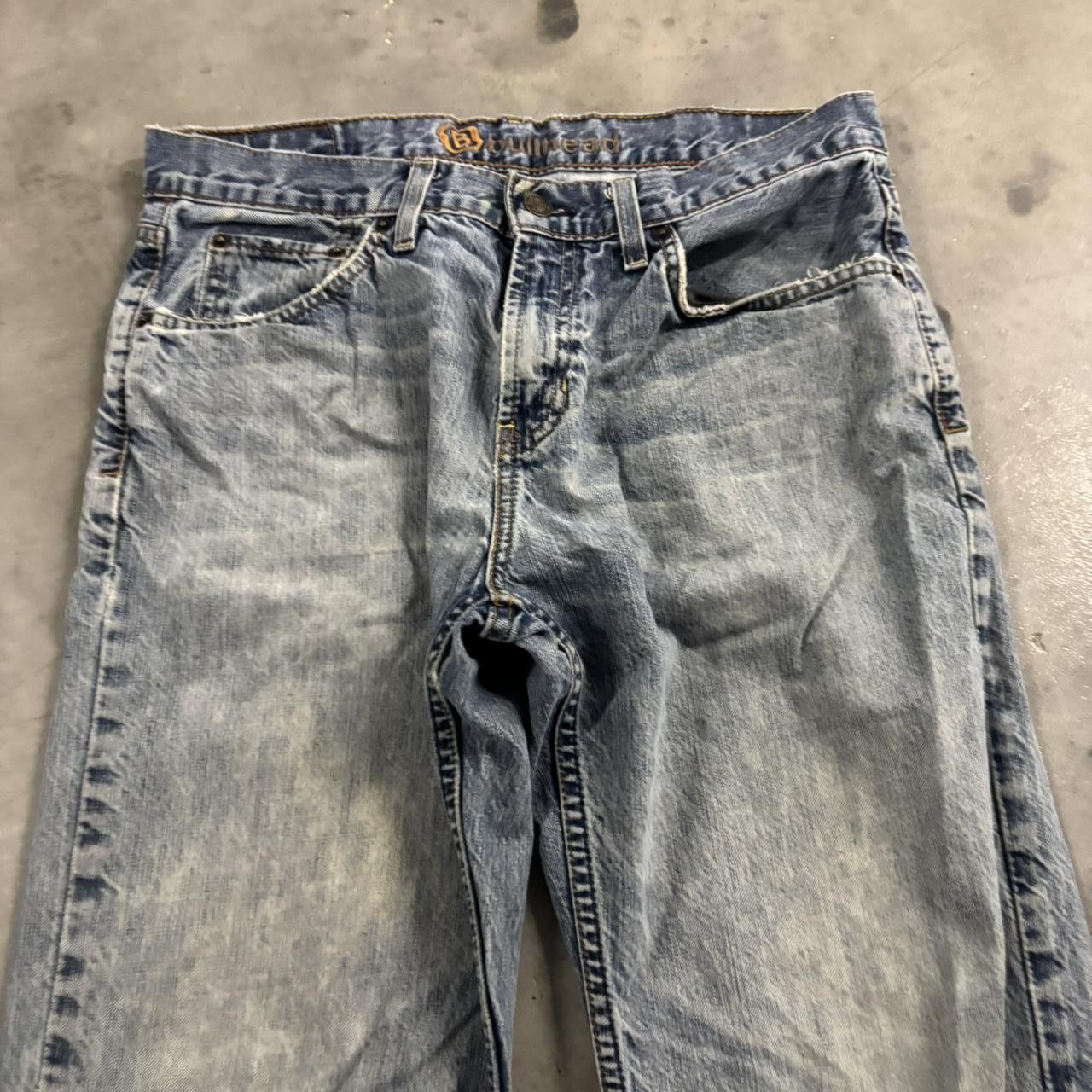 Vintage Crazy Vintage Y2K/2000s Grunge Faded Distressed Denim Jeans! 31x30 Size US 31 - 5 Thumbnail