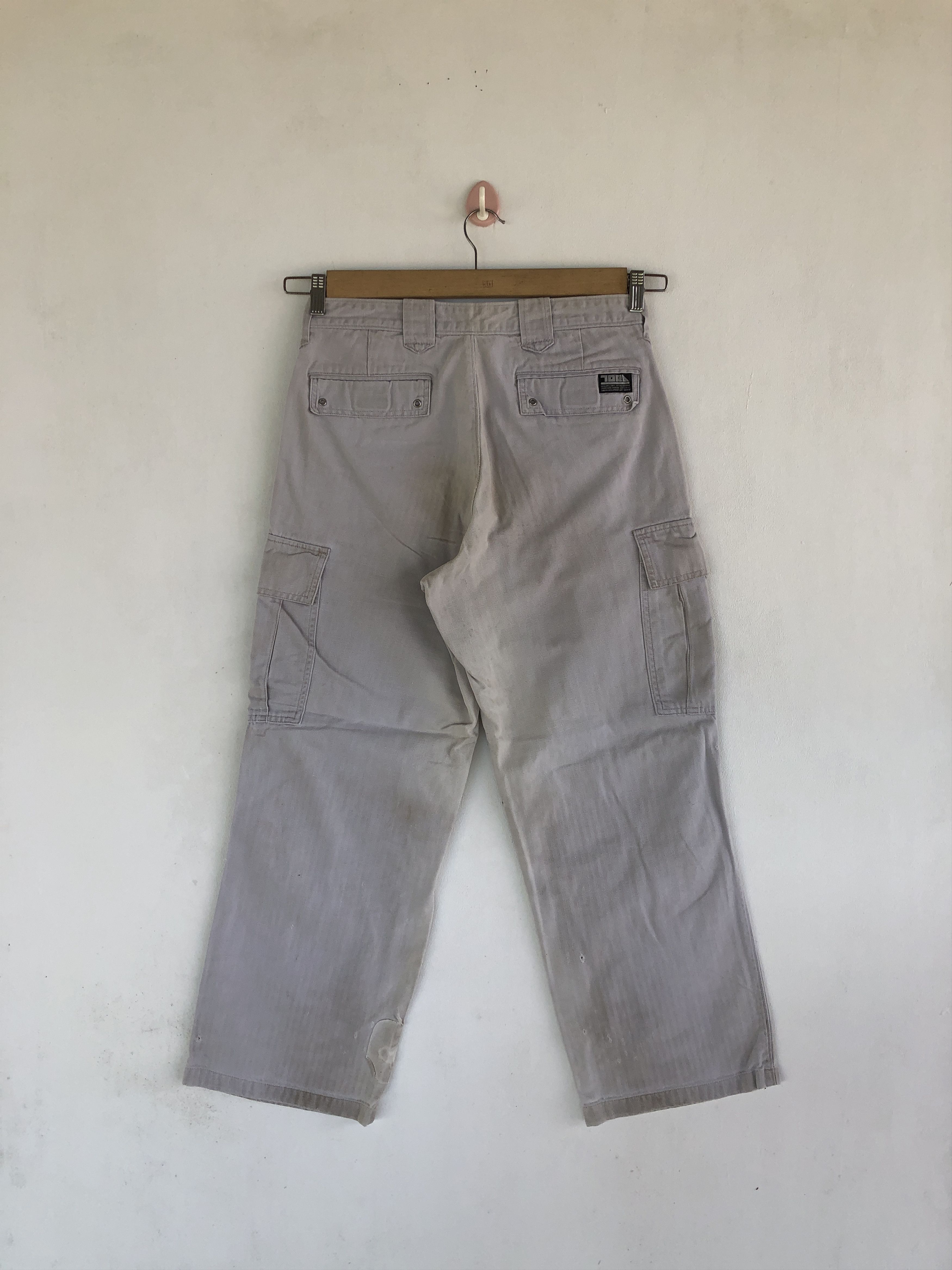 Japanese Brand Vintage Tora Cargo Pants Japanese Workers Fatigue Trousers Size US 30 / EU 46 - 2 Thumbnail