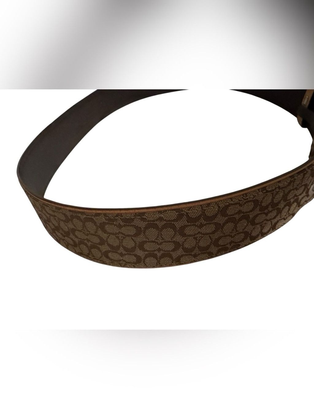 Coach Coach Signature Jacquard Canvas Wide Grommets Belt Size ONE SIZE - 4 Thumbnail