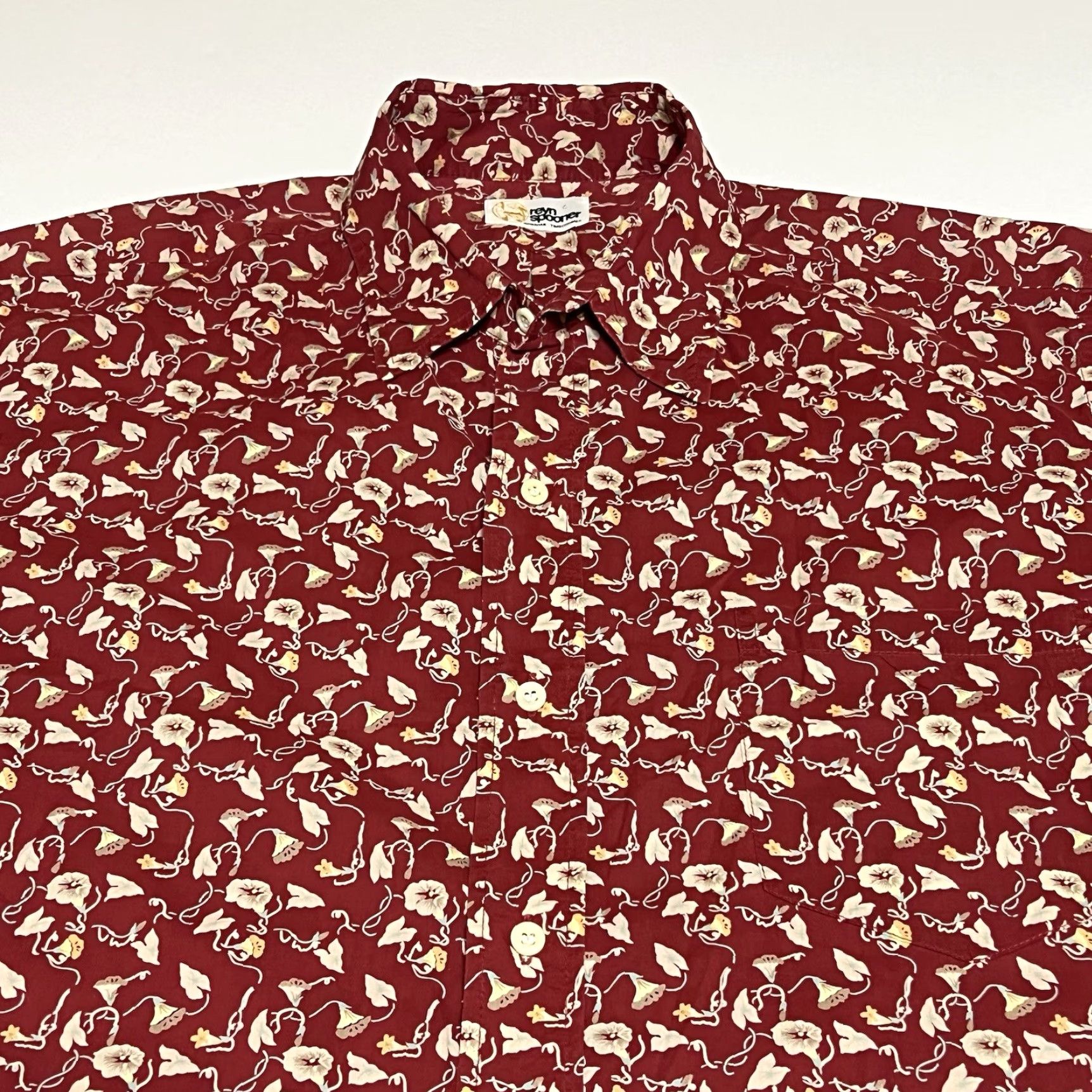 Reyn Spooner Reyn Spooner Men’s L Button-Up Collared Floral Print Aloha Hawaiian Shirt Size US L / EU 52-54 / 3 - 2 Thumbnail