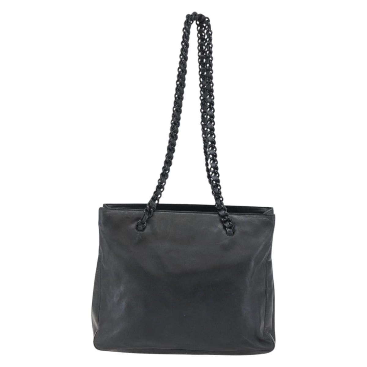 Prada PRADA Shoulder Bag Leather Black Size ONE SIZE - 2 Thumbnail