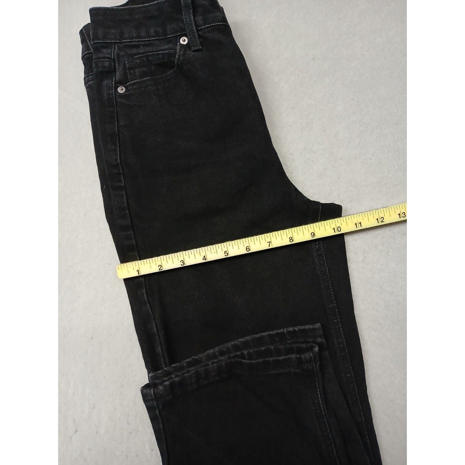Other No Boundaries (2) Women's Black Relaxed Straight Fit Jeans Size 26" / US 2 / IT 38 - 9 Thumbnail