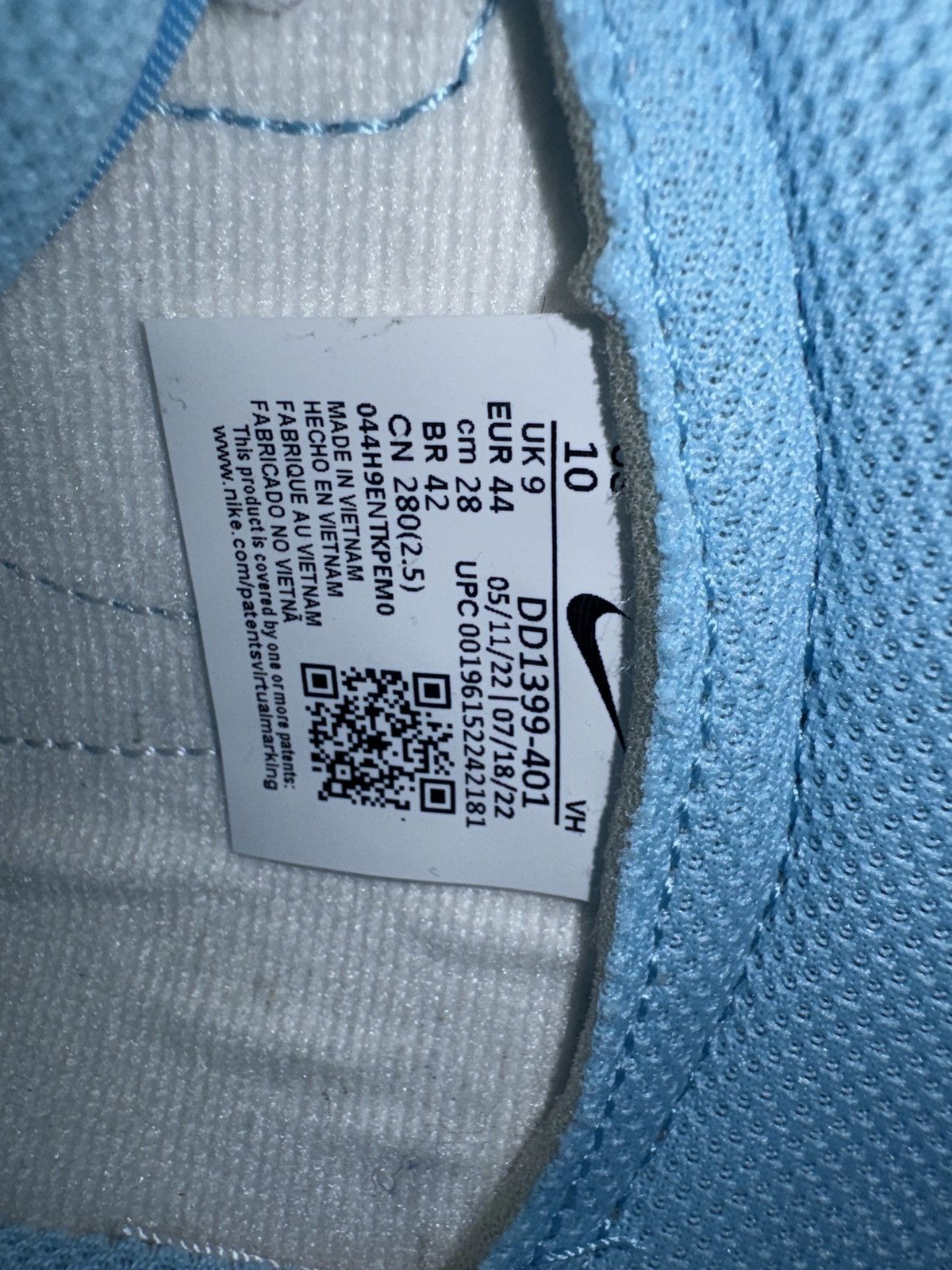 Nike Nike Dunk High - Blue Chill Size US 10 / EU 43 - 7 Thumbnail