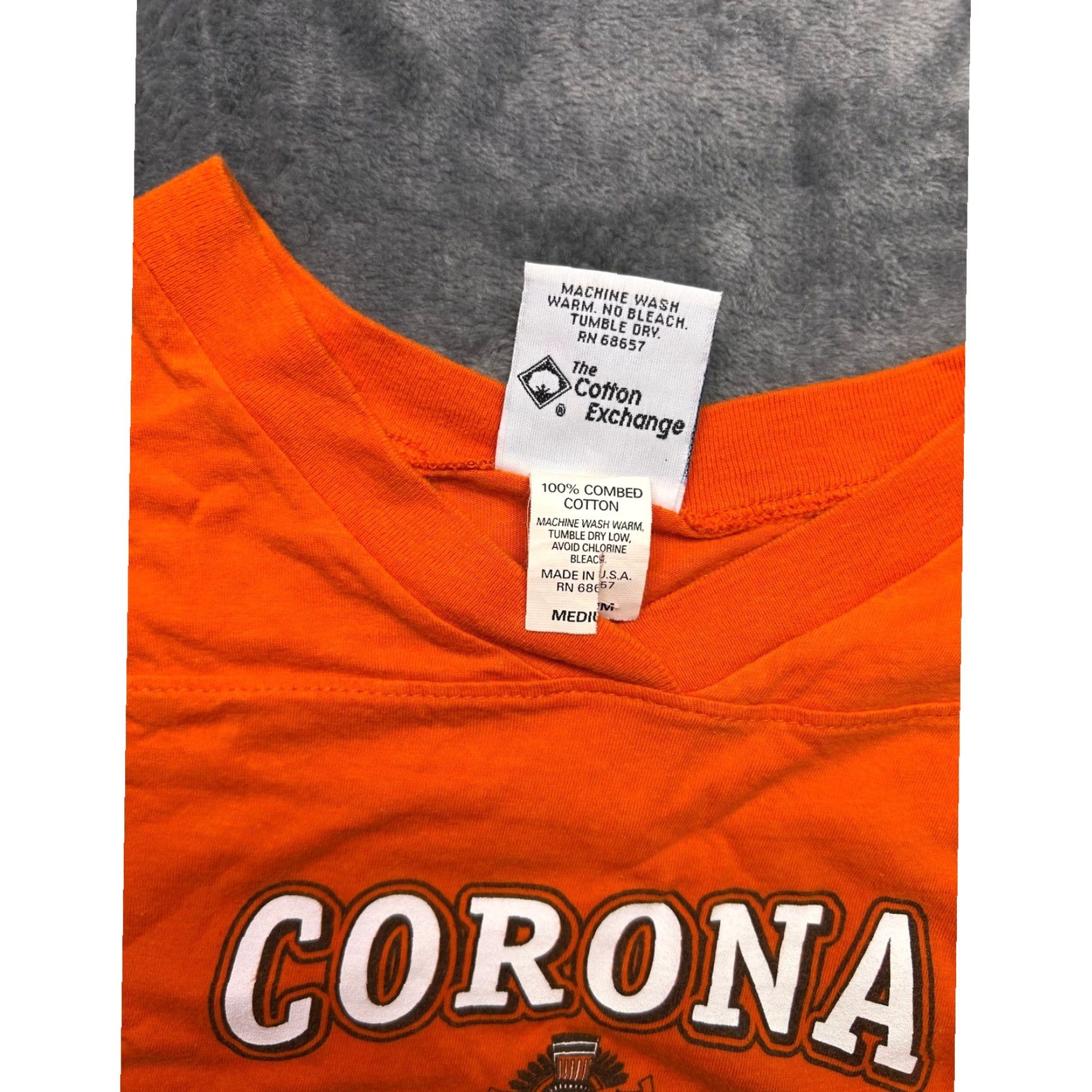 Vintage VINTAGE Corona Del Sol High School T Shirt M USA Single Stitch Tempe AZ 70s Shirt Womens M Orange USA Striped Casual Athletic Vintage Size M / US 6-8 / IT 42-44 - 5 Thumbnail