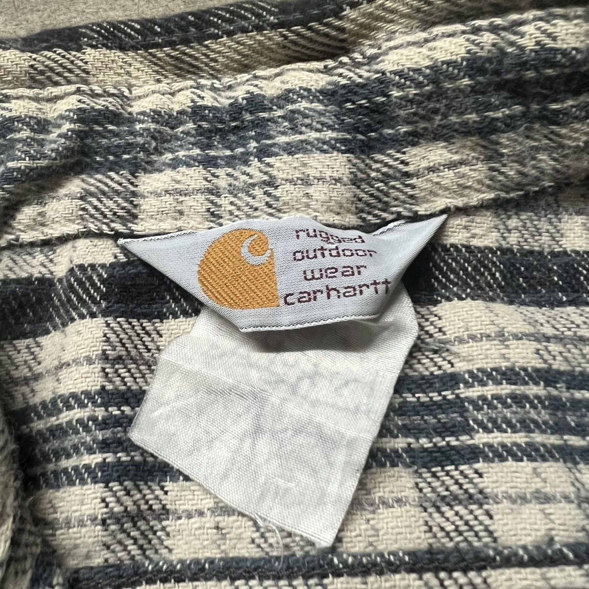 Carhartt × Carhartt Wip × Vintage Vintage 2000’s Carhartt Long-Sleeve Button Up Plaid Flannel Size US XL / EU 56 / 4 - 6 Thumbnail