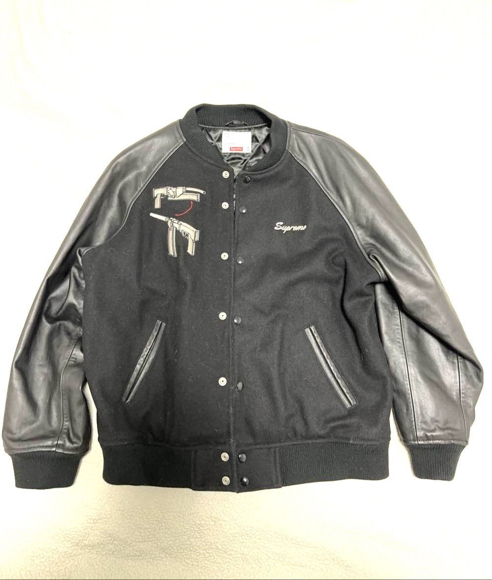 Supreme Supreme Aeon Flux Varsity Jacket Black | Grailed