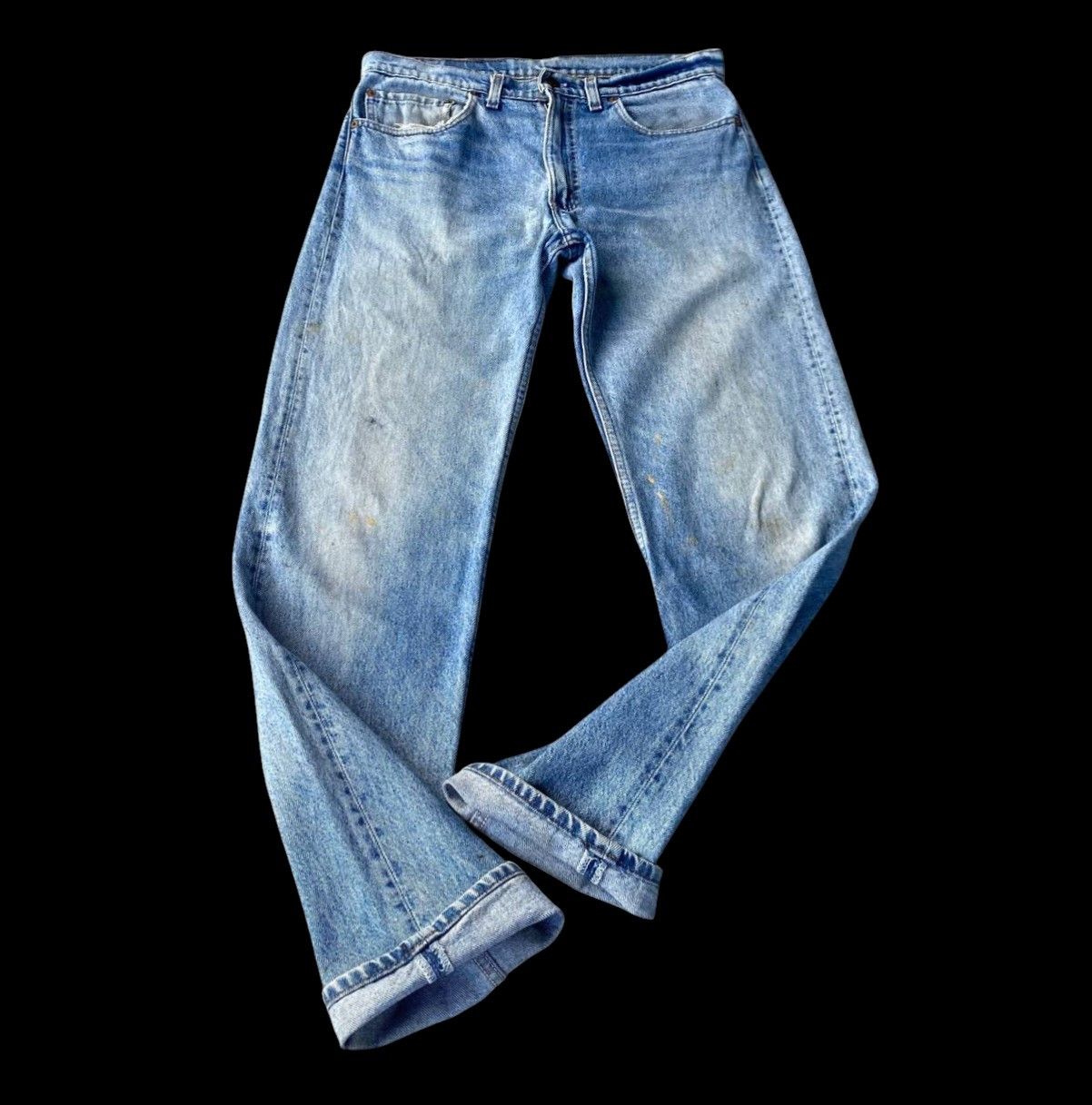 Levi's Vintage Clothing VINTAGE LEVI’S 505 MUDWASH - 90s USA 553 BUTTON STAMP W33 Size US 33 - 10 Thumbnail