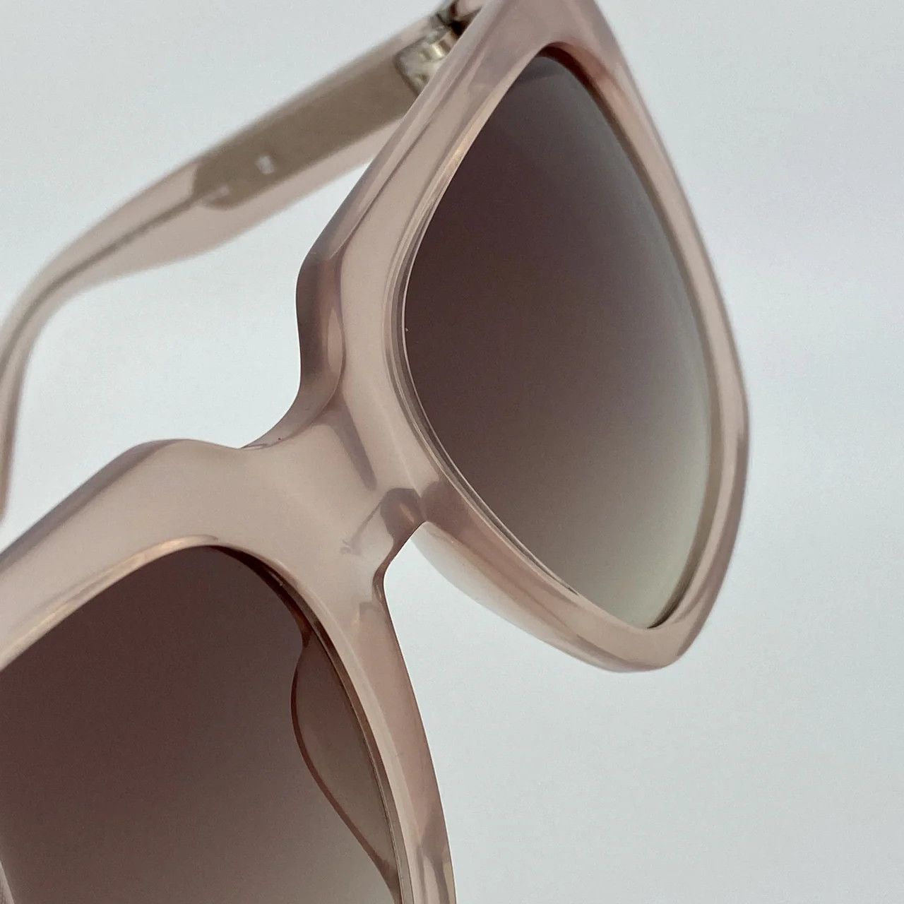 Ann Demeulemeester Ann Demeulemeester Sunglasses Oversized Blush Pink and Brown Size ONE SIZE - 9 Thumbnail