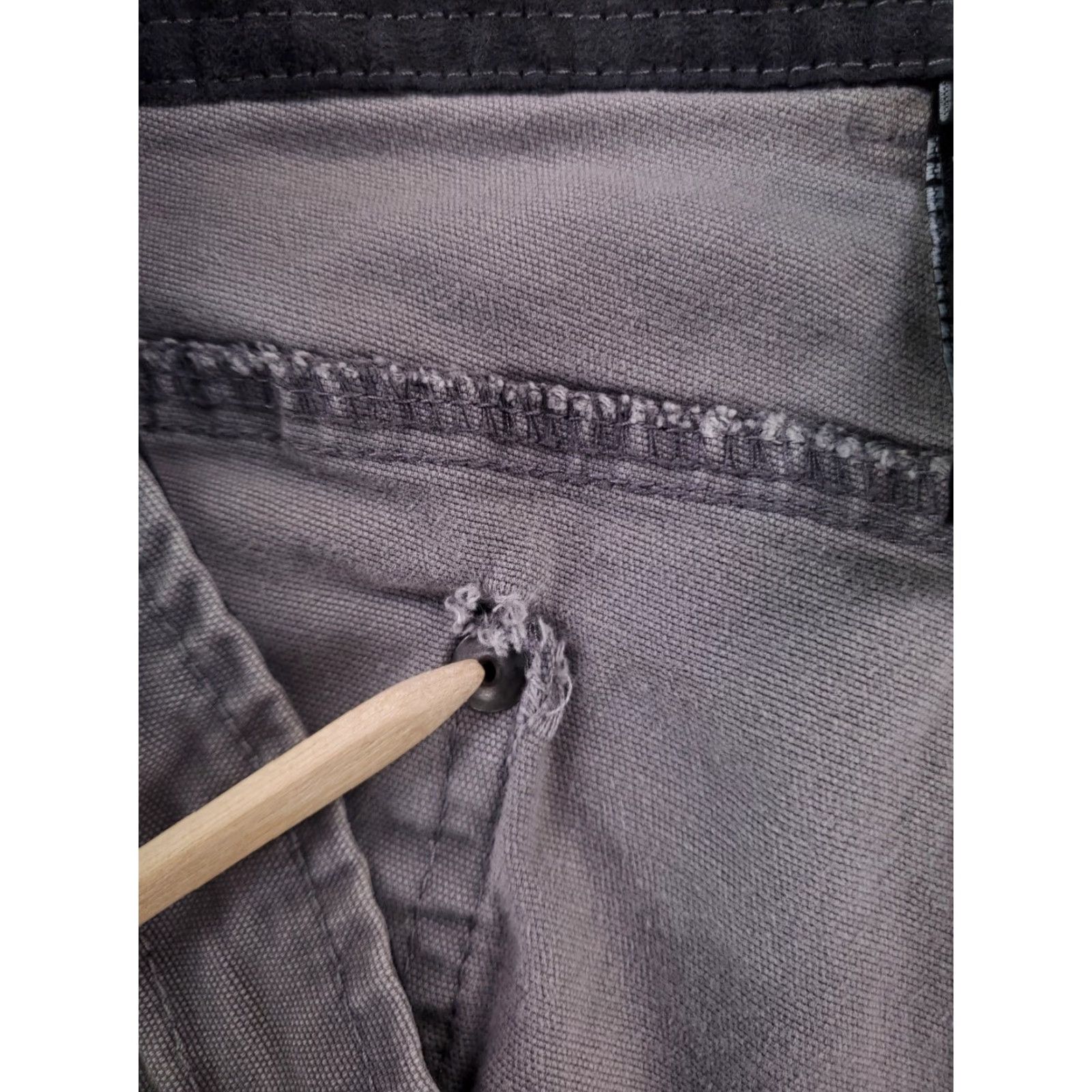 Vintage VINTAGE Kuhl Kanvus Jean Pants Gray Mens 34 x 30 Straight Inseam 29" 34 Size US 34 / EU 50 - 6 Thumbnail