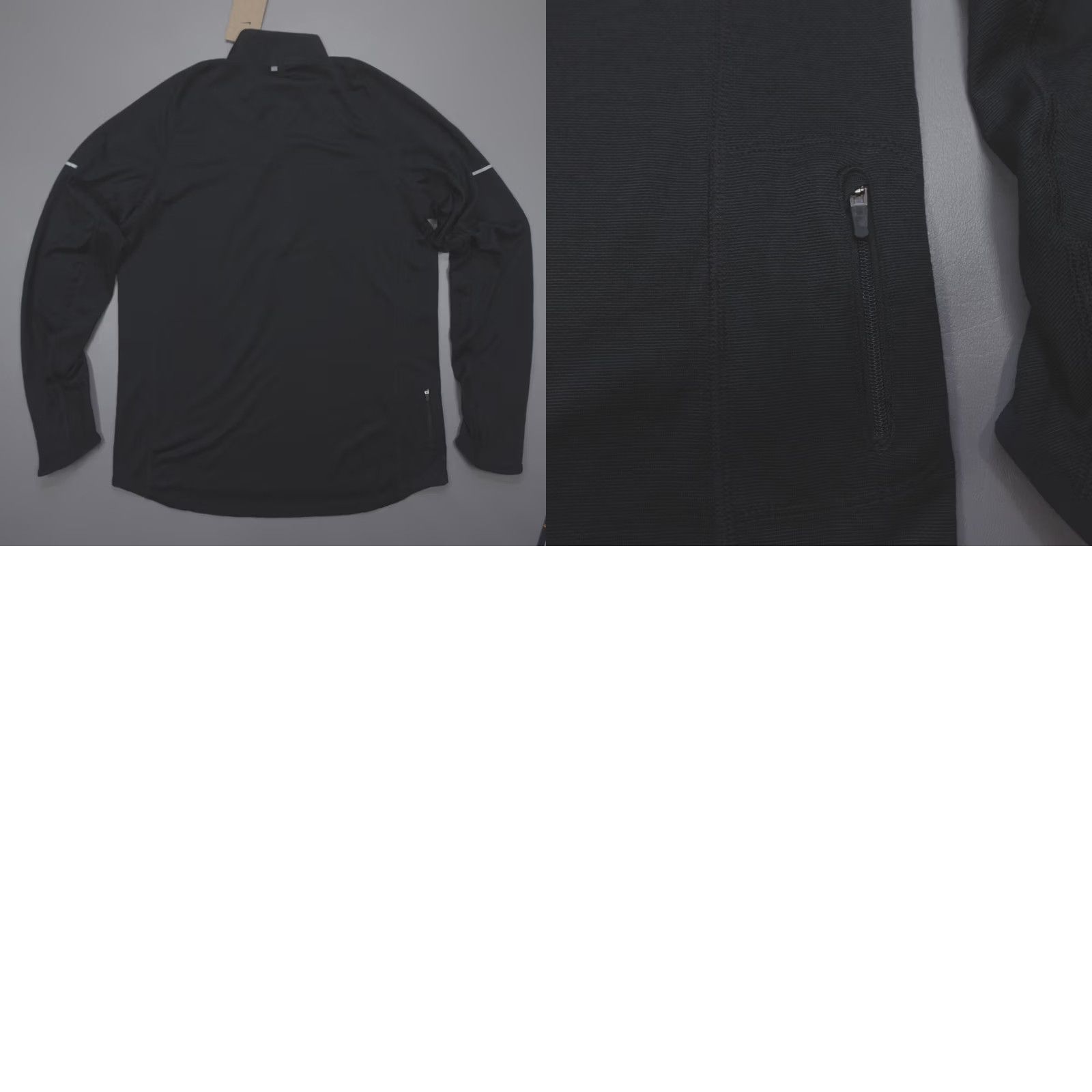 Nike Nike Tour ADV 1/2 Zip Golf Top Dri-FIT FD5833-010 Black Wool Blend Size L Mens Golf Top Size US L / EU 52-54 / 3 - 8 Thumbnail