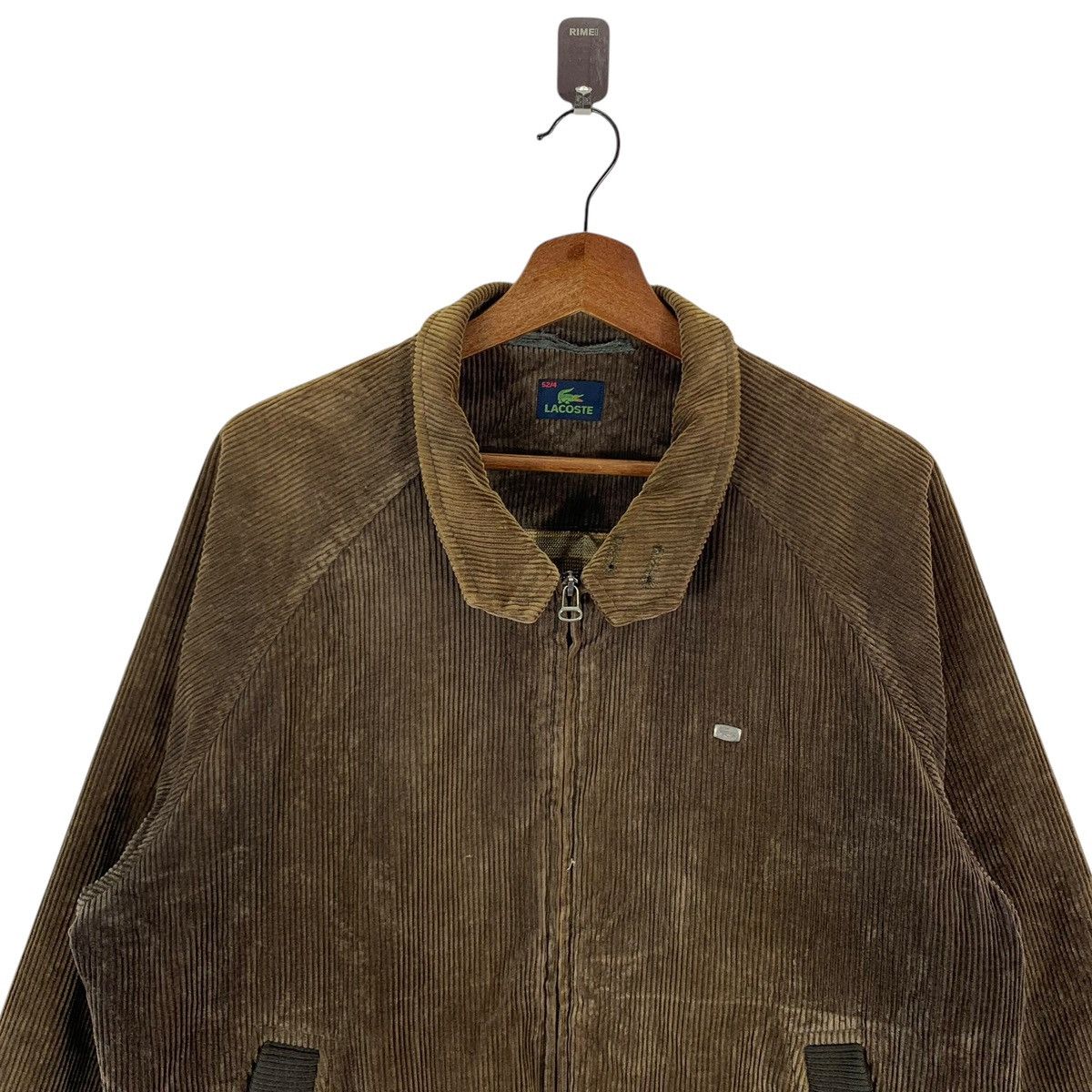 Lacoste × Vintage VINTAGE LACOSTE SPORTSWEAR CORDUROY BOMBER JACKET Size US L / EU 52-54 / 3 - 4 Thumbnail