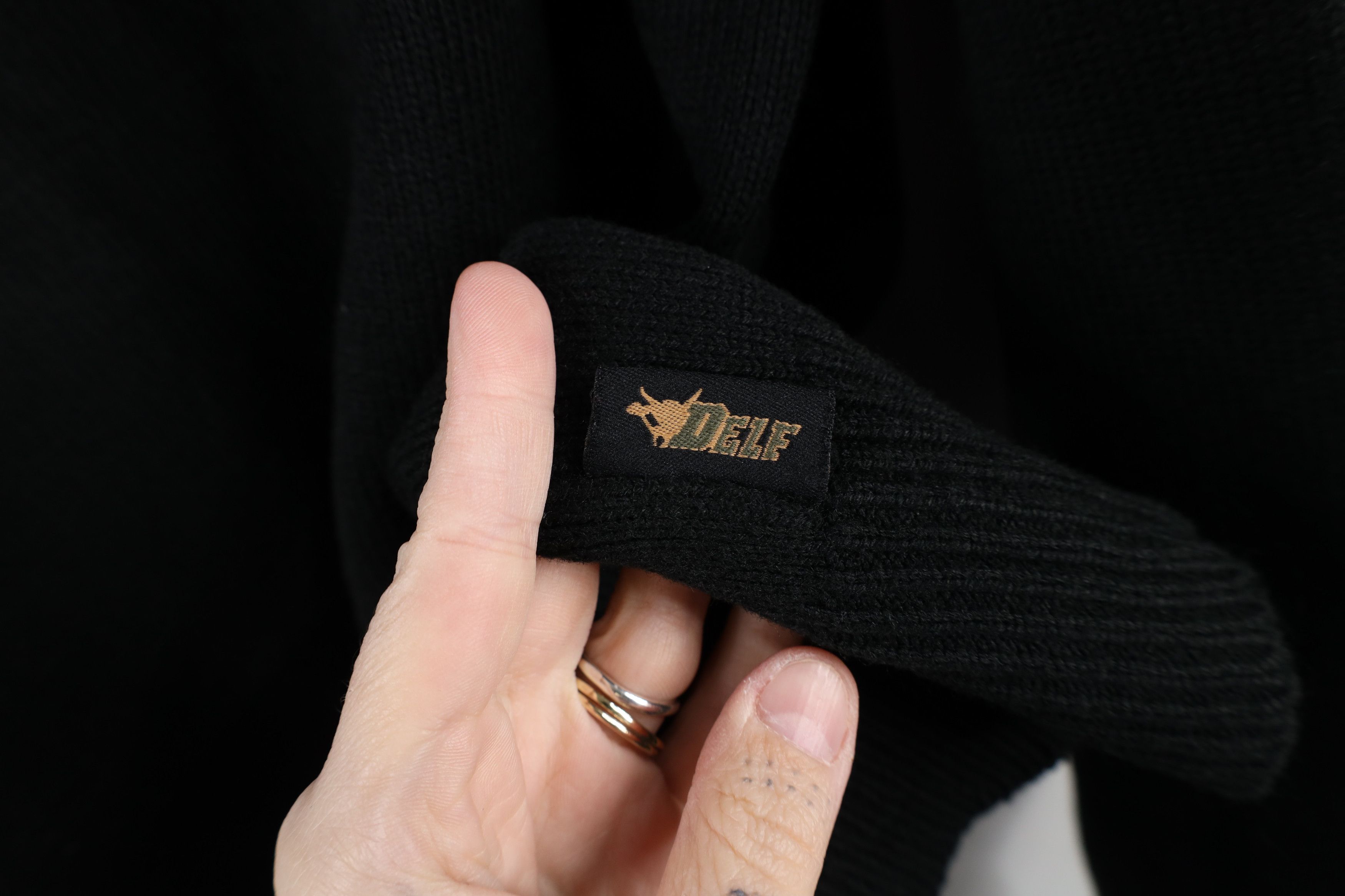 Vintage Vintage 90s Streetwear Fit Knit Mock Neck Sweater Black Size US XXL / EU 58 / 5 - 4 Thumbnail
