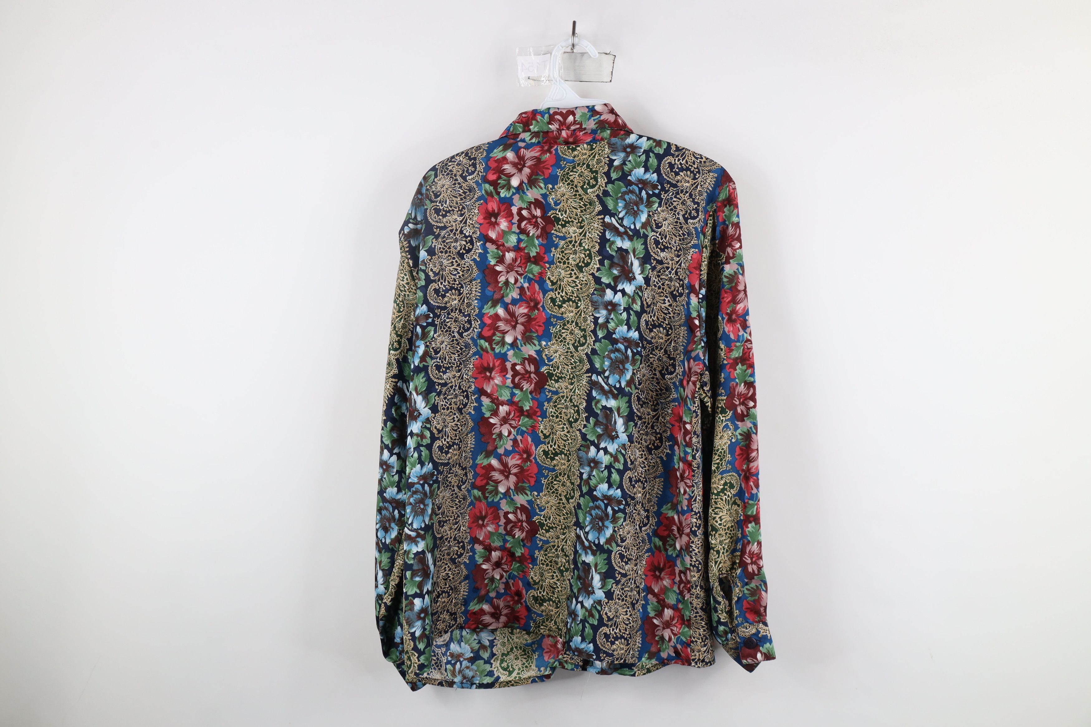 Vintage Vintage 90s Streetwear All Over Print Button Shirt USA Size L / US 10 / IT 46 - 8 Thumbnail