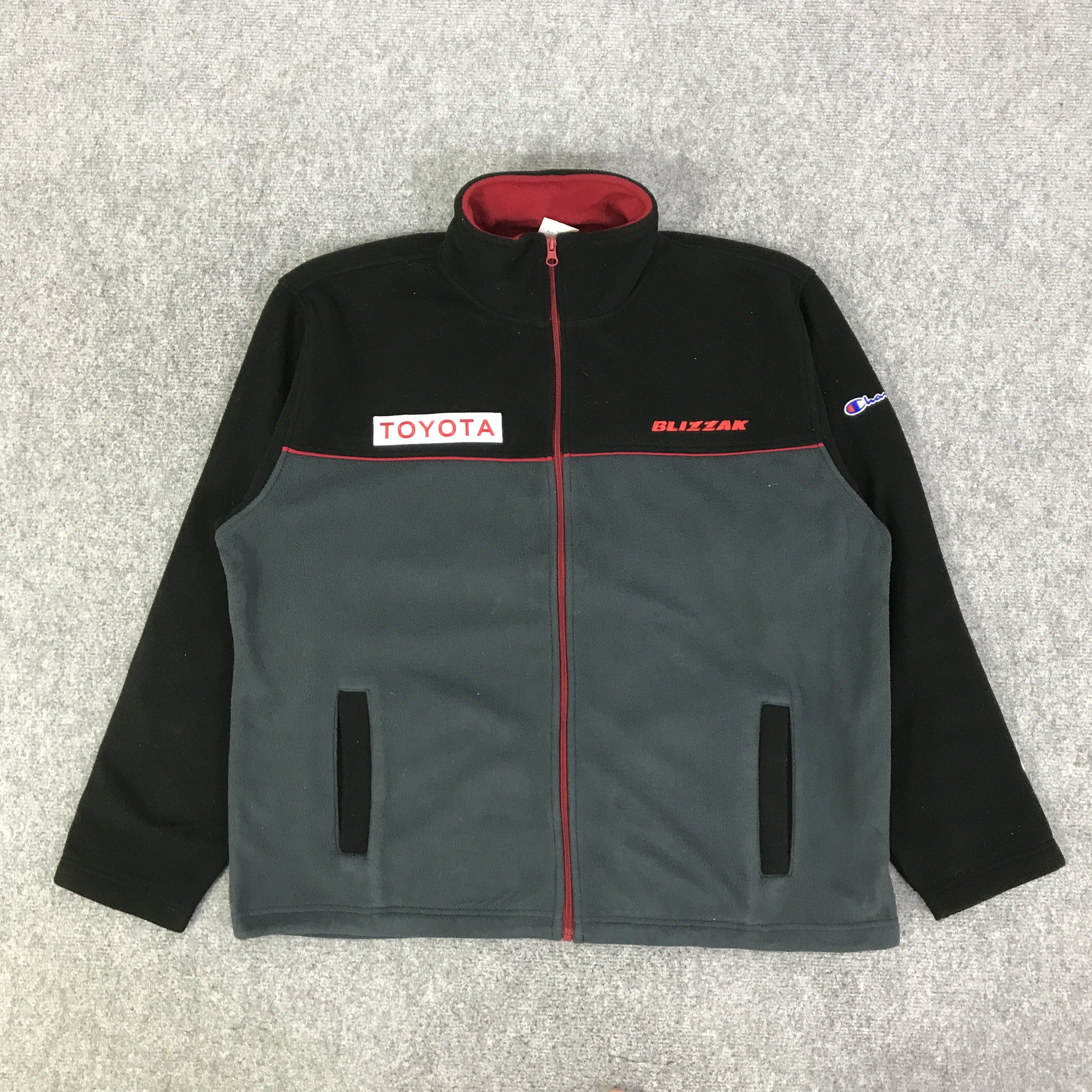 Champion TOYOTA X BRIDGESTONE FLEECE JACKET K101B16 Size US XL / EU 56 / 4 - 1 Thumbnail