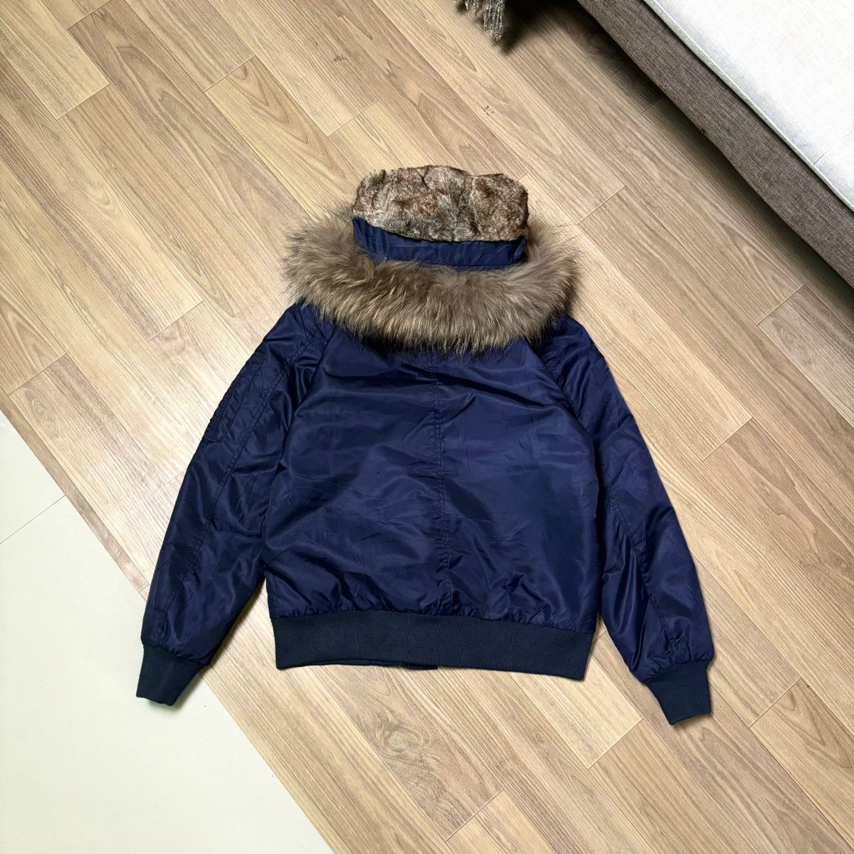 14th Addiction × If Six Was Nine × Le Grande Bleu (L.G.B.) G.O.A Kiffe bomber fur jacket ifsixwasnine lgb style Size US S / EU 44-46 / 1 - 3 Thumbnail