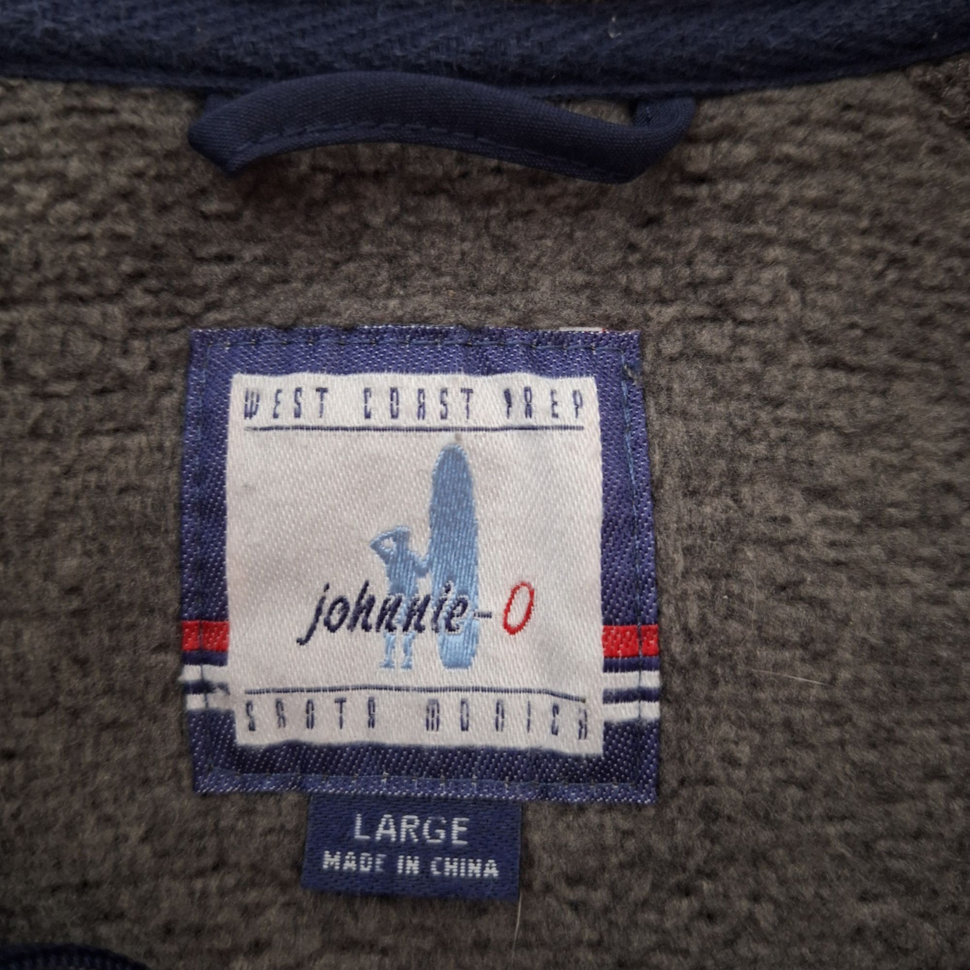johnnie-O johnnie-O Sulley Quarter-Zip Pullover Large Quarry Gray Flee Size US L / EU 52-54 / 3 - 4 Thumbnail