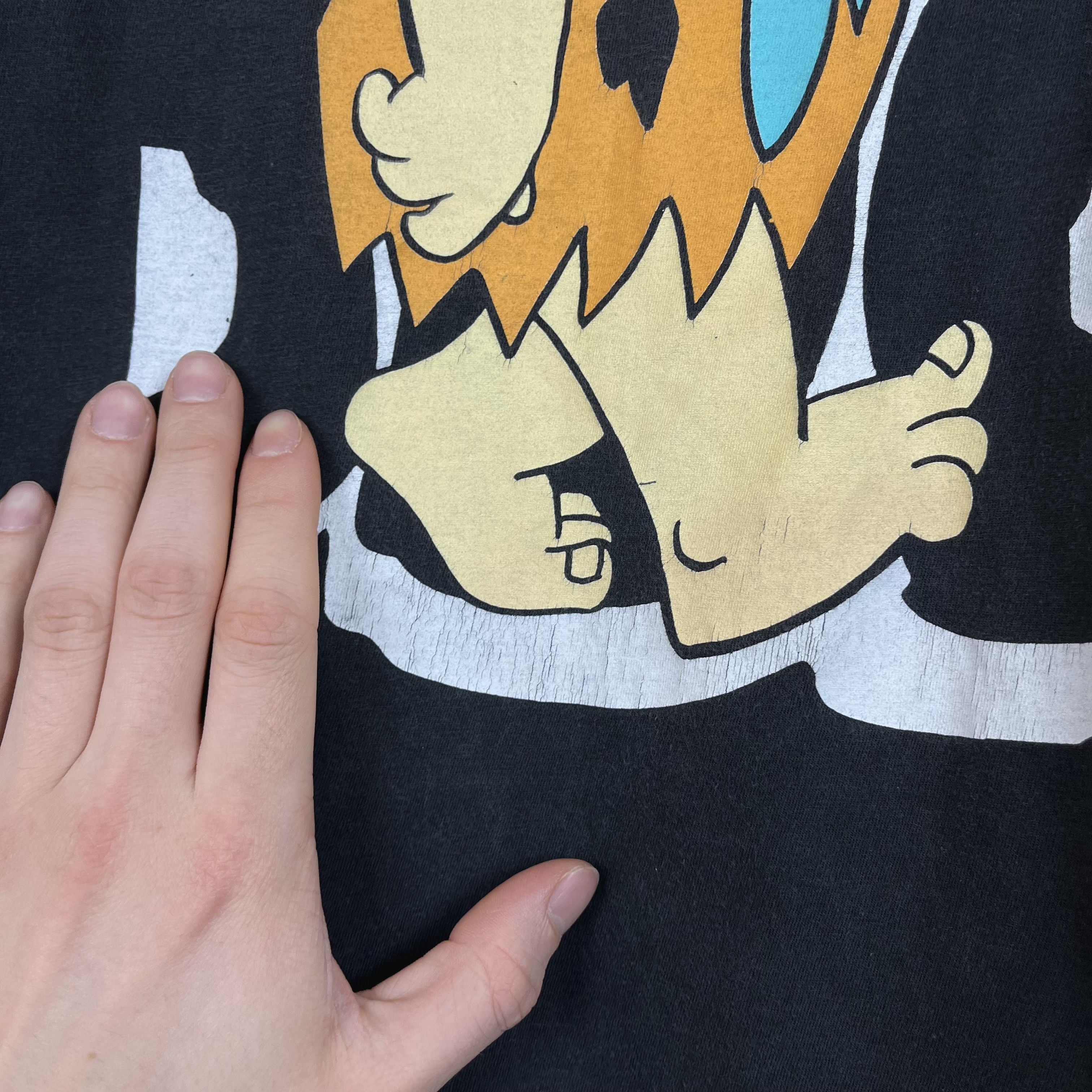 Cartoon Network Vintage Flintstones Yaba Daba Doo Cartoon T Shirt 1993 Size US XL / EU 56 / 4 - 12 Thumbnail