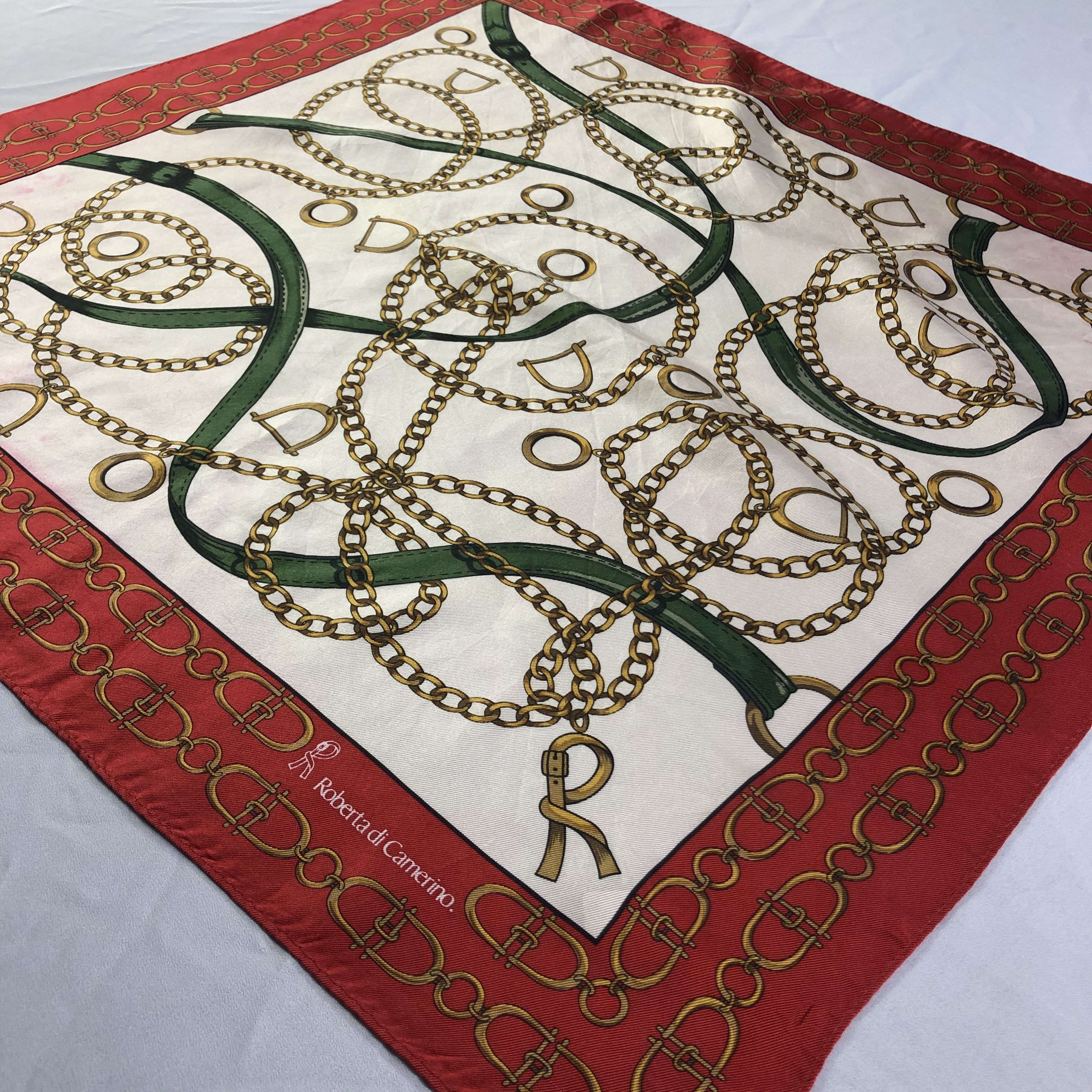 Roberta di Camerino × Vintage Vintage Roberta Di Camerino Silk Scarf Size ONE SIZE - 3 Thumbnail