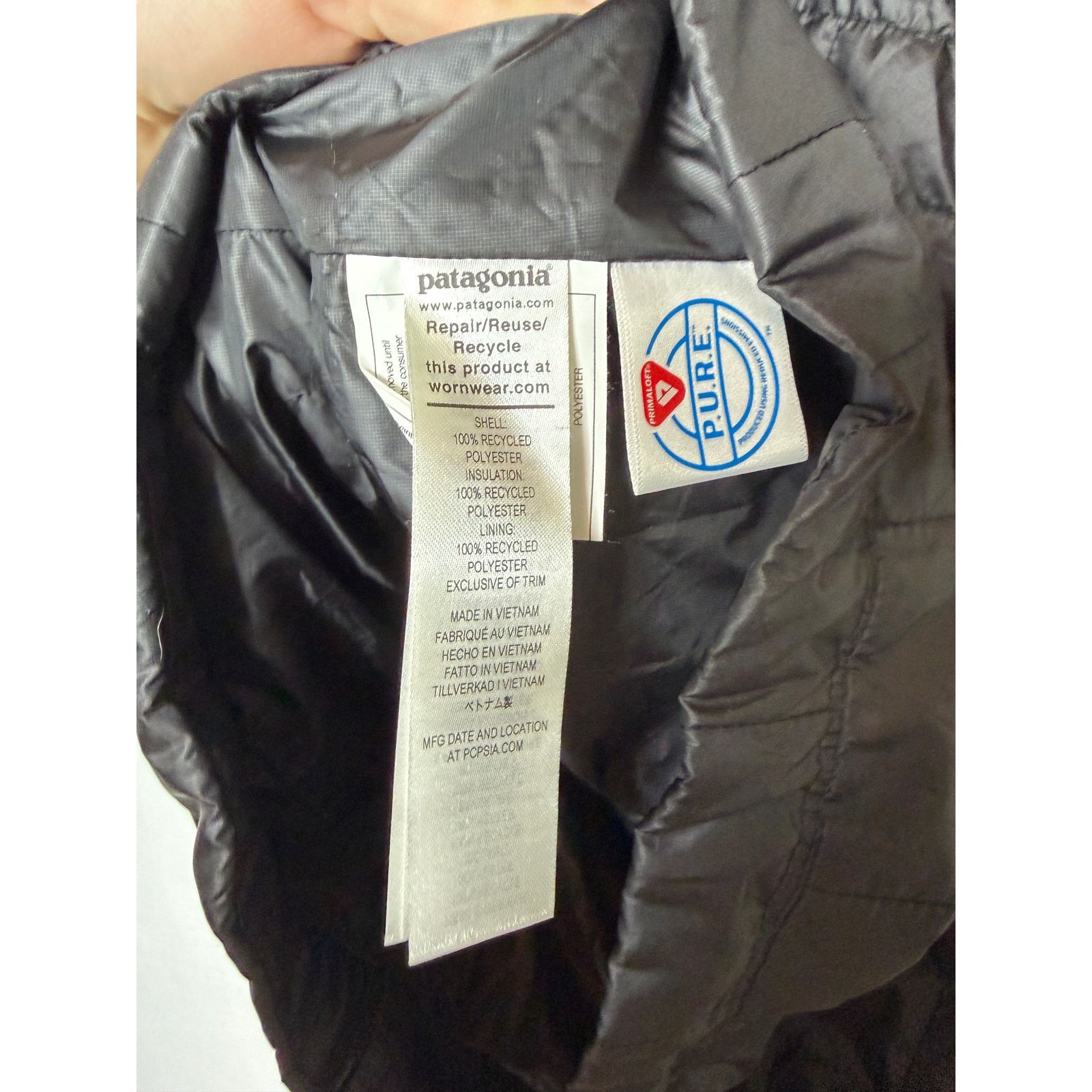 Patagonia PATAGONIA Nano Puff Vest Jacket Full Zip Sz L Black Size US L / EU 52-54 / 3 - 4 Thumbnail