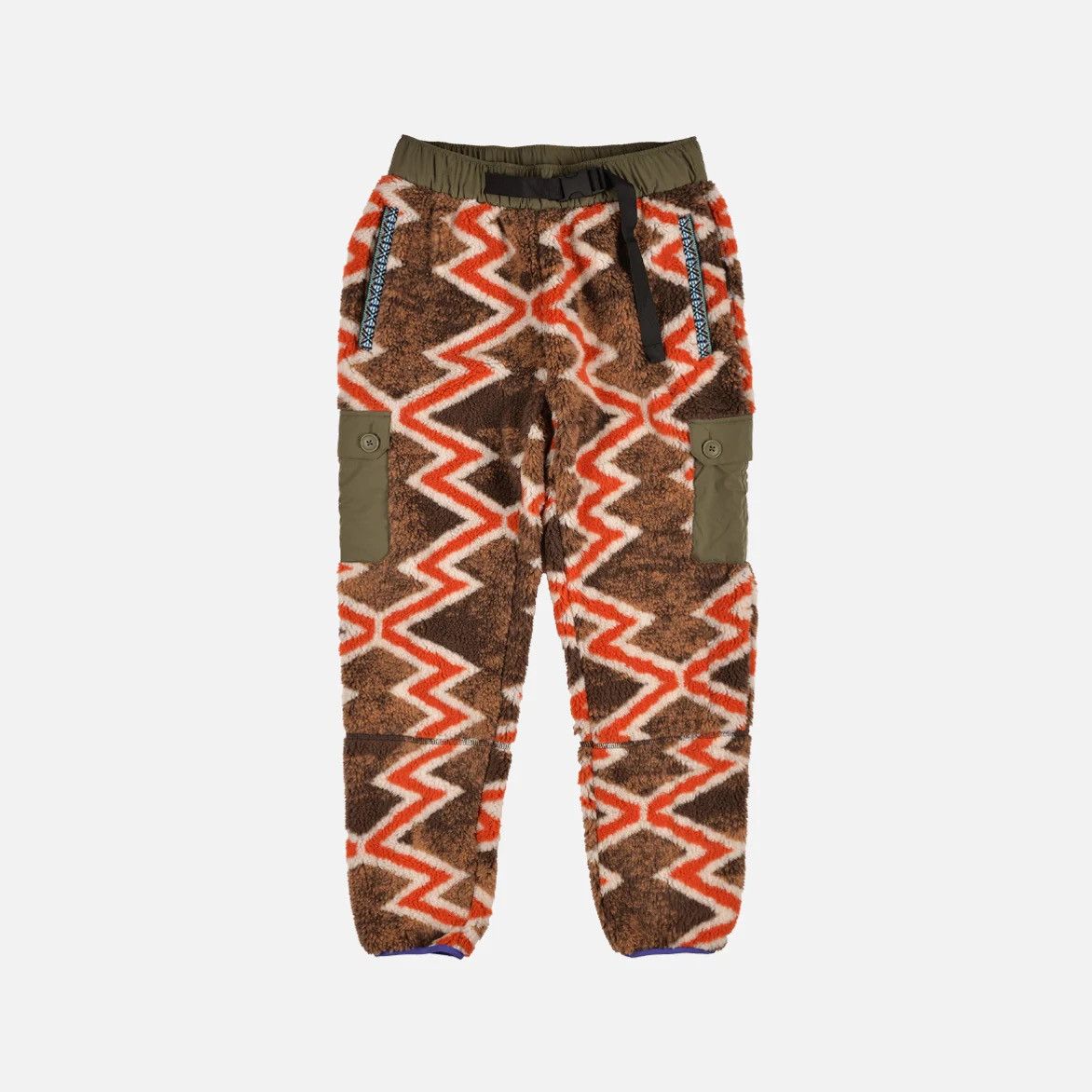 BBC BEE LINE X TIMBERLAND GEO FLEECE CARGO PANT - BROWN