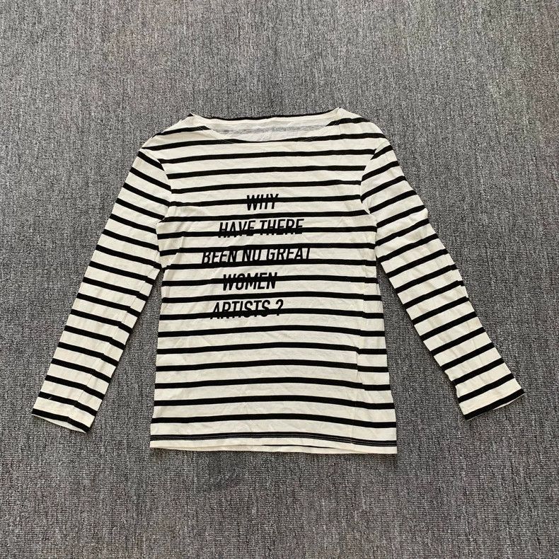 Dior Dior Black White Stripe Long Sleeve Top Size US XS / EU 42 / 0 - 1 Thumbnail