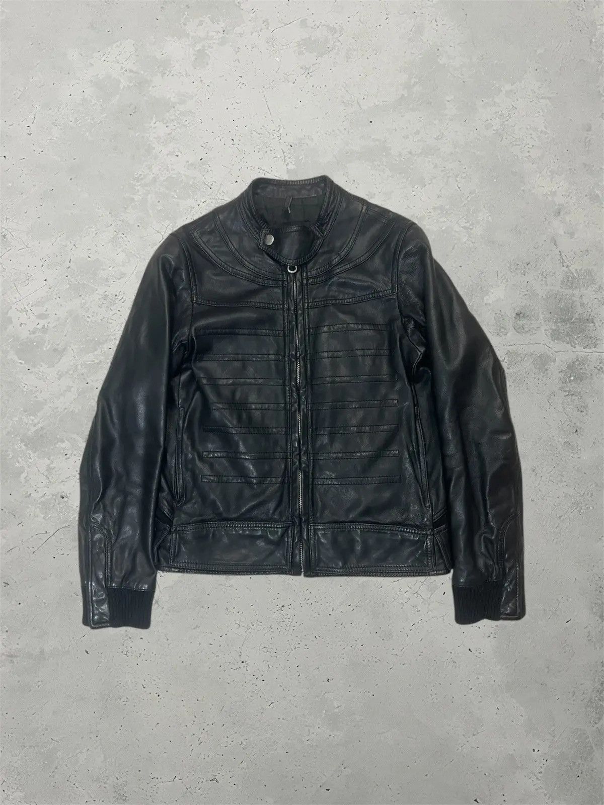 Dior × Hedi Slimane Dior Homme A2 Leather Jacket | Grailed