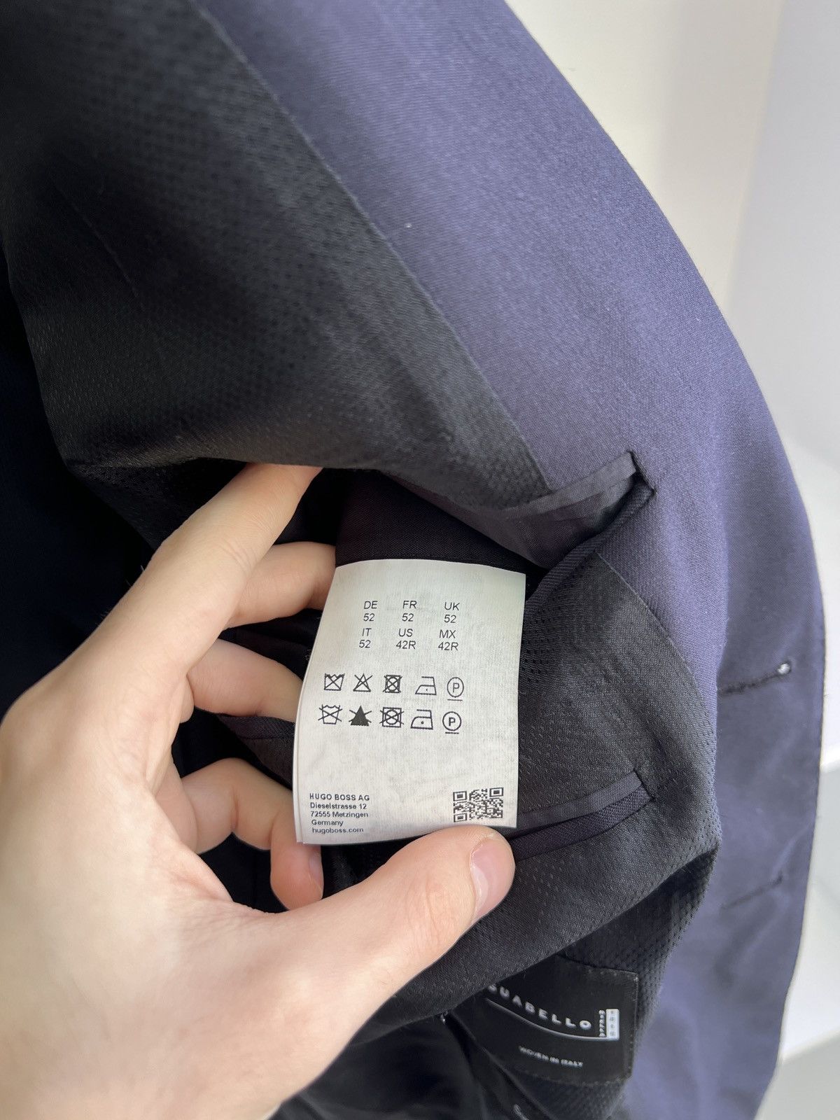 Hugo Boss × Vintage Vintage Hugo Boss Luxury Old Money Style Suit Size 52S - 8 Thumbnail