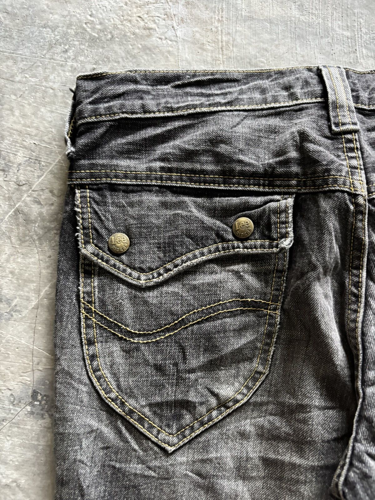 Tornado Mart FLARE lee rider distressed japanese twist denim biker style Size US 30 / EU 46 - 12 Thumbnail