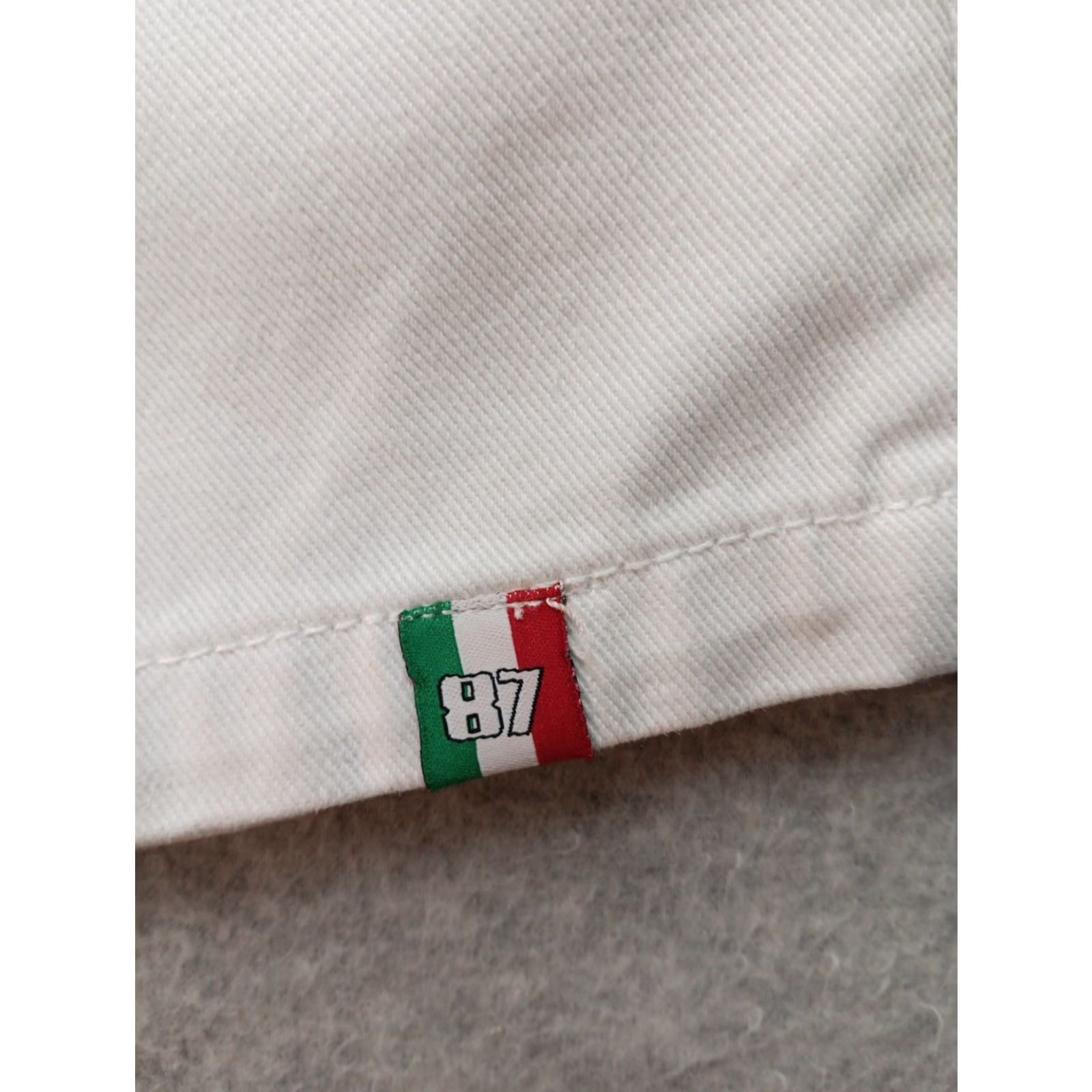 Vintage Eight 732 Shorts Jeans Men's 38 × 13.5 White Denim Baggy Skater Streetwear Size US 38 / EU 54 - 5 Thumbnail