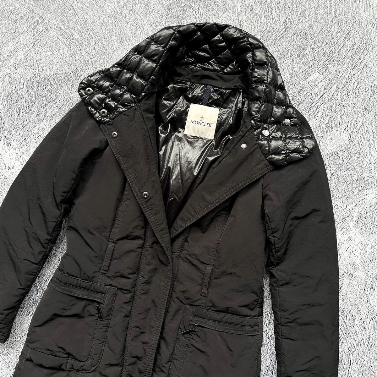 Moncler Authentic Women’s Moncler Romney Down Jacket Black Size: 1 Size S / US 4 / IT 40 - 2 Thumbnail