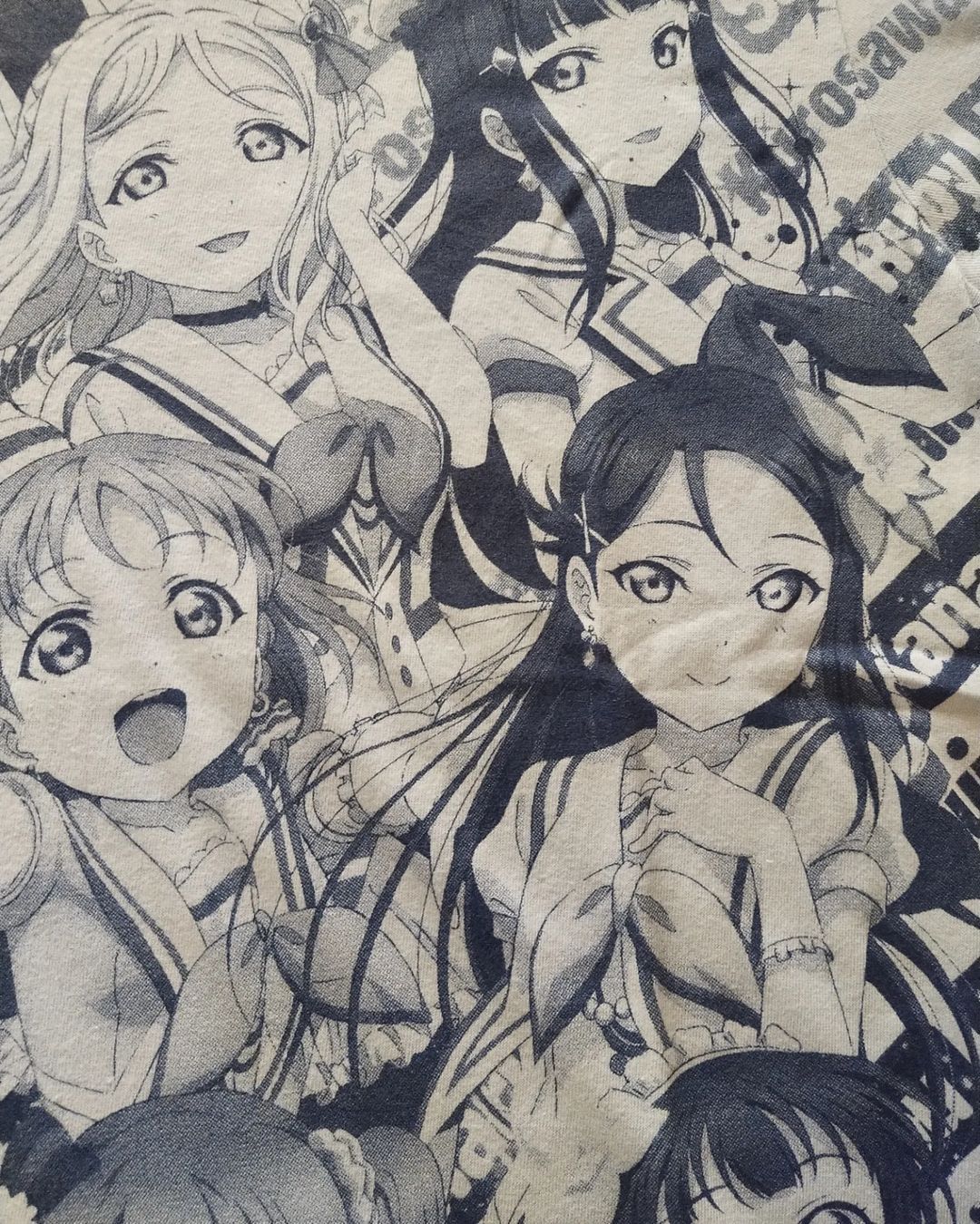 Anime × Japanese Brand Love Live Sunshine! All Over Blue Anime Idol Tee Cospa Size US M / EU 48-50 / 2 - 5 Thumbnail