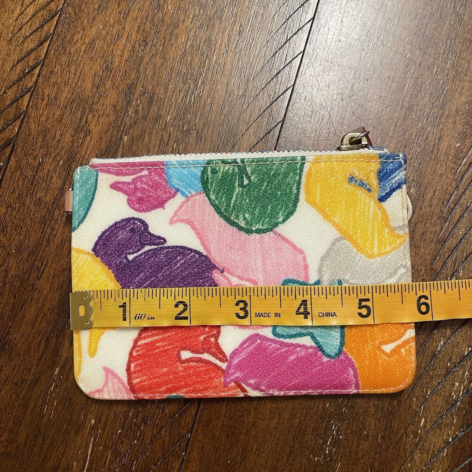 Dooney & Bourke DOONEY & BOURKE Multi-Color Wonder Duck Wristlet EUC Size ONE SIZE - 5 Thumbnail