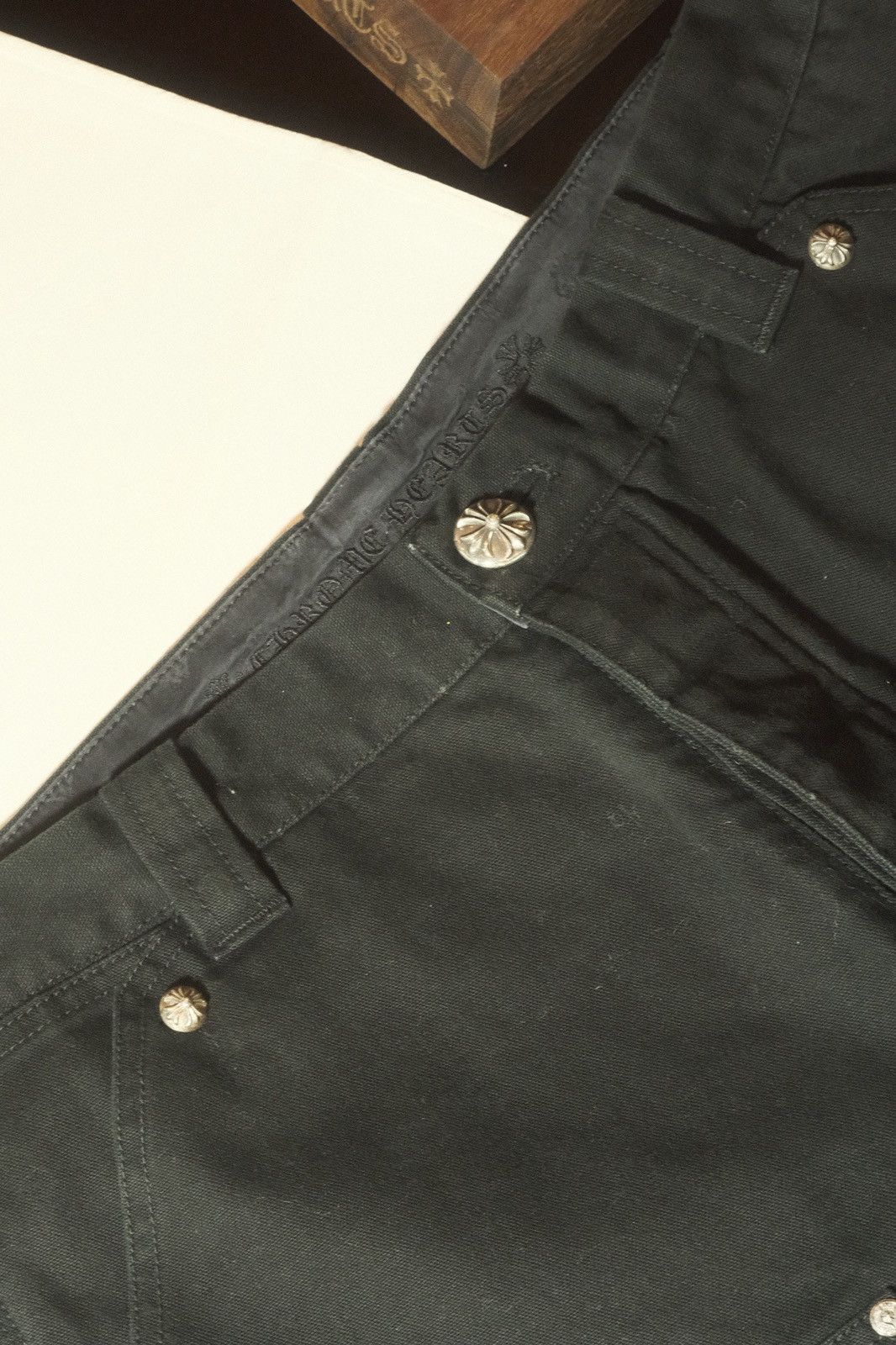 Chrome Hearts Chrome Hearts Carpenter Double Knee “Black” Size US 34 / EU 50 - 9 Thumbnail