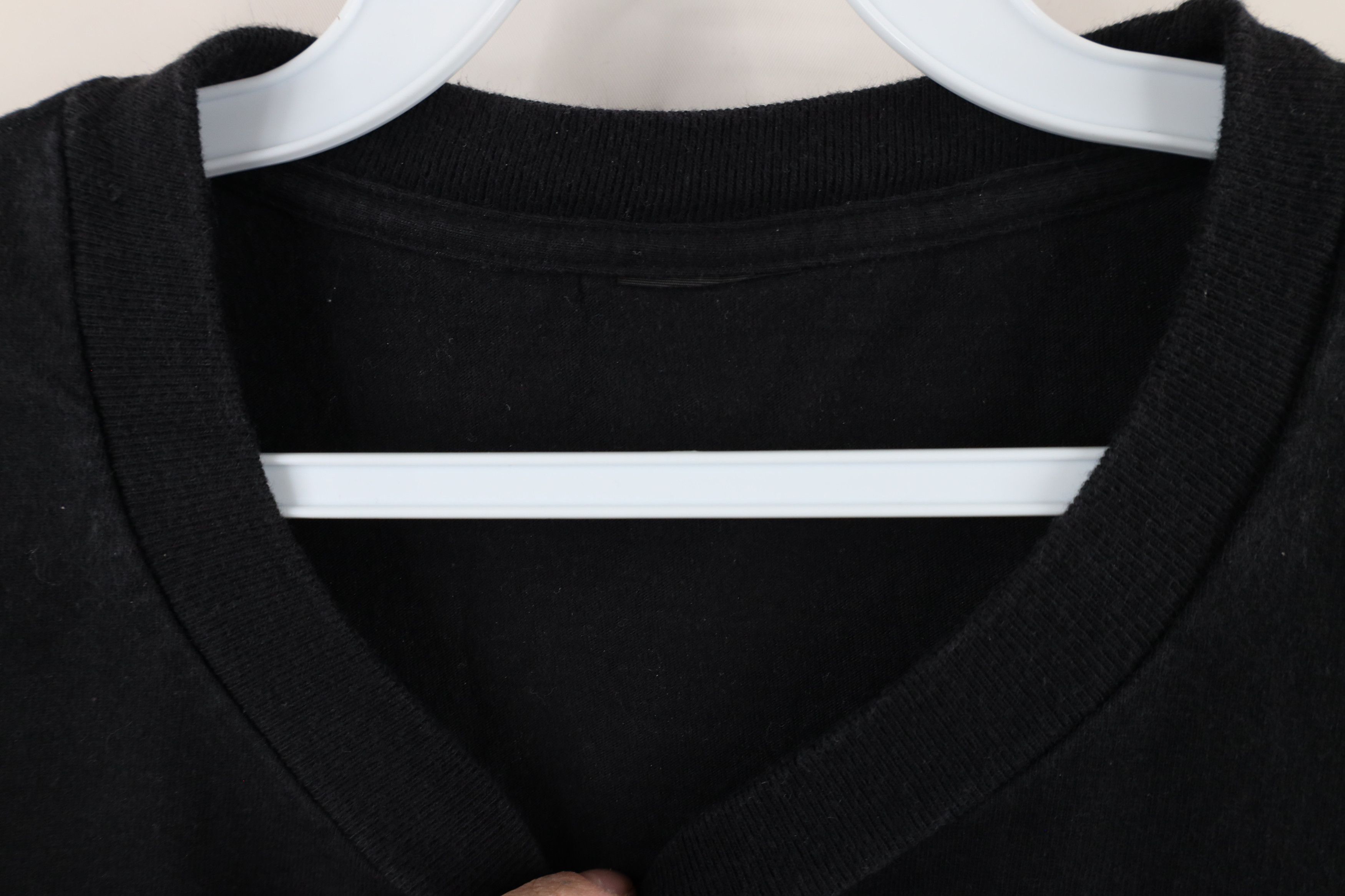 Vintage Vintage 90s Streetwear Cotton Short Sleeve T-Shirt Black Size US XL / EU 56 / 4 - 4 Thumbnail