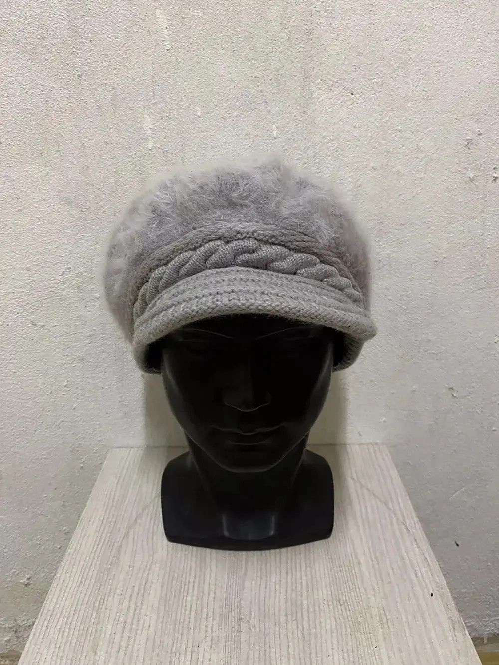 Japanese Brand Fur Fleece Visor Japanese Brand Beanie Hat Size ONE SIZE - 3 Thumbnail