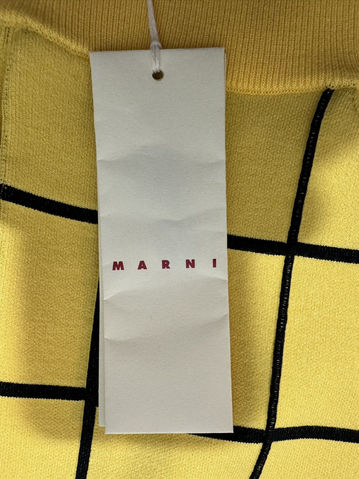 Marni Marni Yellow Grid Pants NWT Size 58 (42 US) FW Runway Size US 42 / EU 58 - 15 Thumbnail