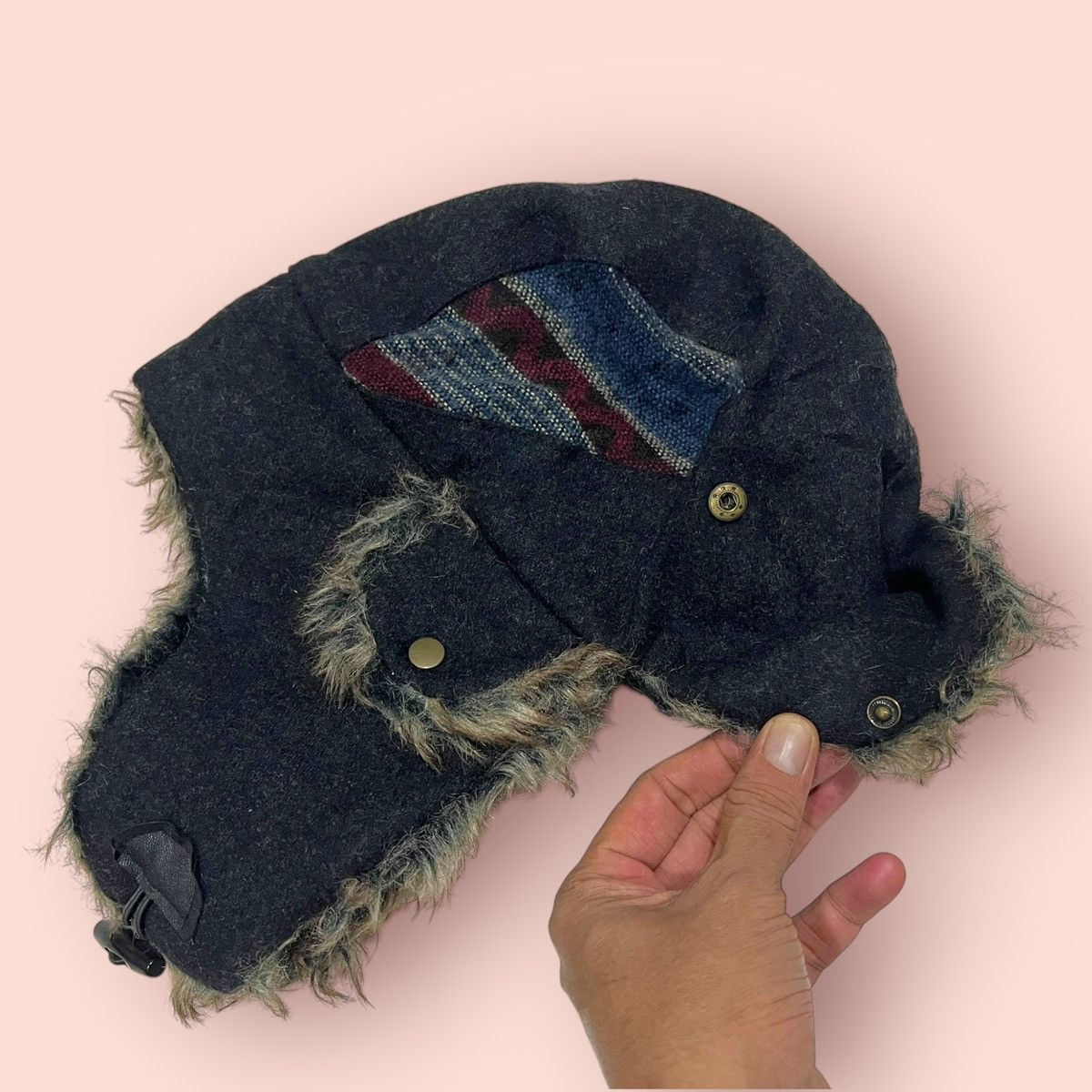 If Six Was Nine × Japanese Brand VINTAGE FAUX FUR TRAPPER HAT ALT BEANIE Size ONE SIZE - 21 Thumbnail