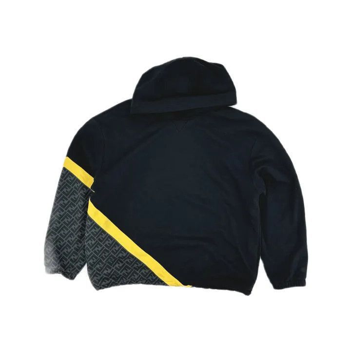 Fendi Fendi Black Sports Hoodie with Hood -2507 Size US XXL / EU 58 / 5 - 2 Thumbnail