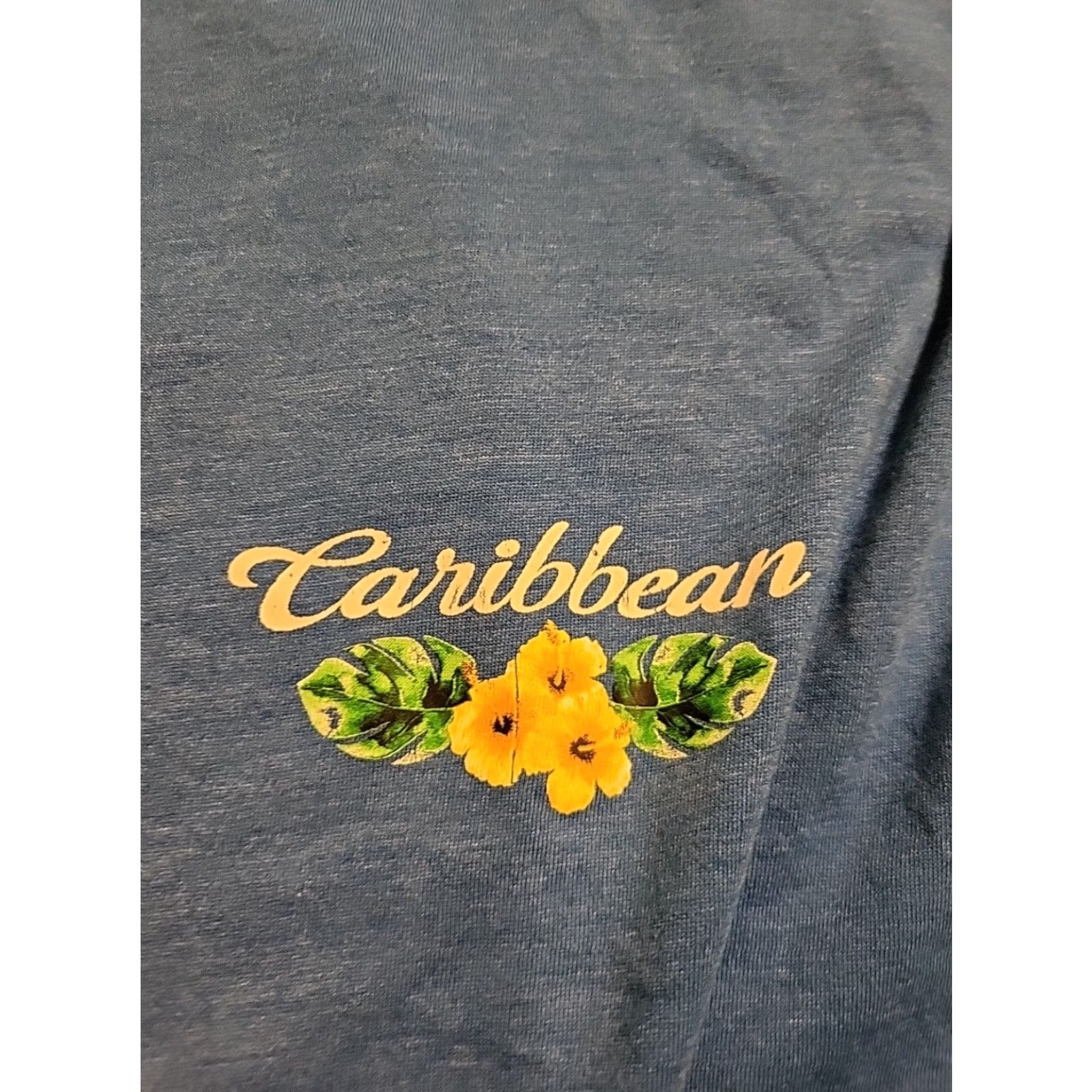 Vintage VINTAGE Caribbean Your Wave Is Waiting XXL SS Blue Tshirt Surf Never Worn 52" Chest NWT Size US XXL / EU 58 / 5 - 6 Thumbnail