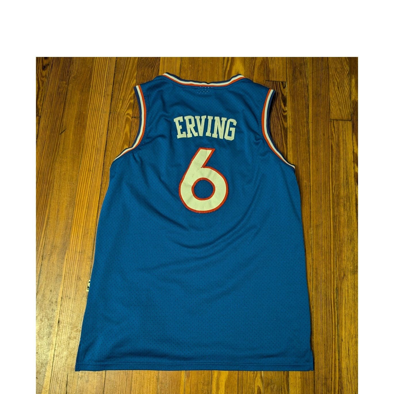 Adidas Adidas Philadelphia 76ers Julius Erving Mens L Blue jersey Size US L / EU 52-54 / 3 - 4 Thumbnail