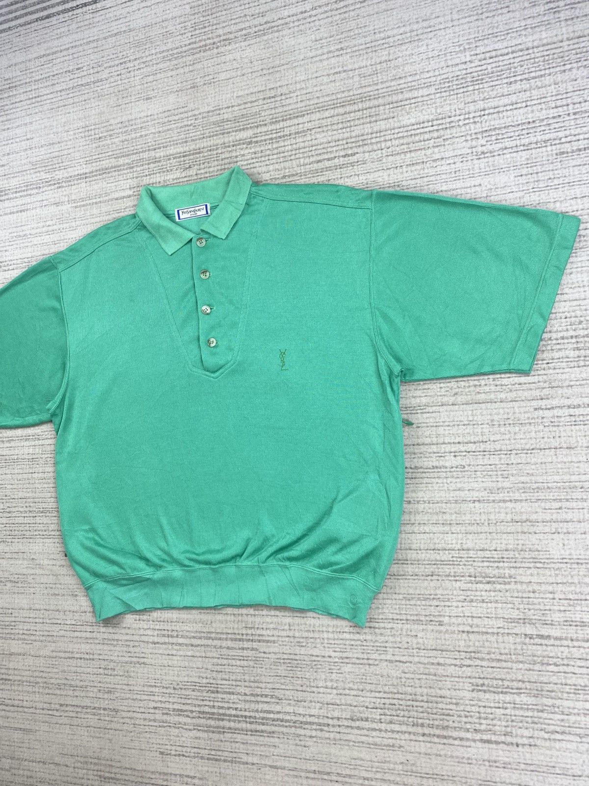 Yves Saint Laurent Vintage 90s Yves Saint Laurent Tricots Polos Shirt Size M / US 6-8 / IT 42-44 - 4 Thumbnail