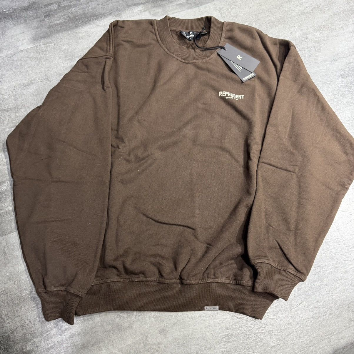 Represent Clo. Represent Owners Club Sweatshirt Sweater - Brown Size US L / EU 52-54 / 3 - 1 Thumbnail