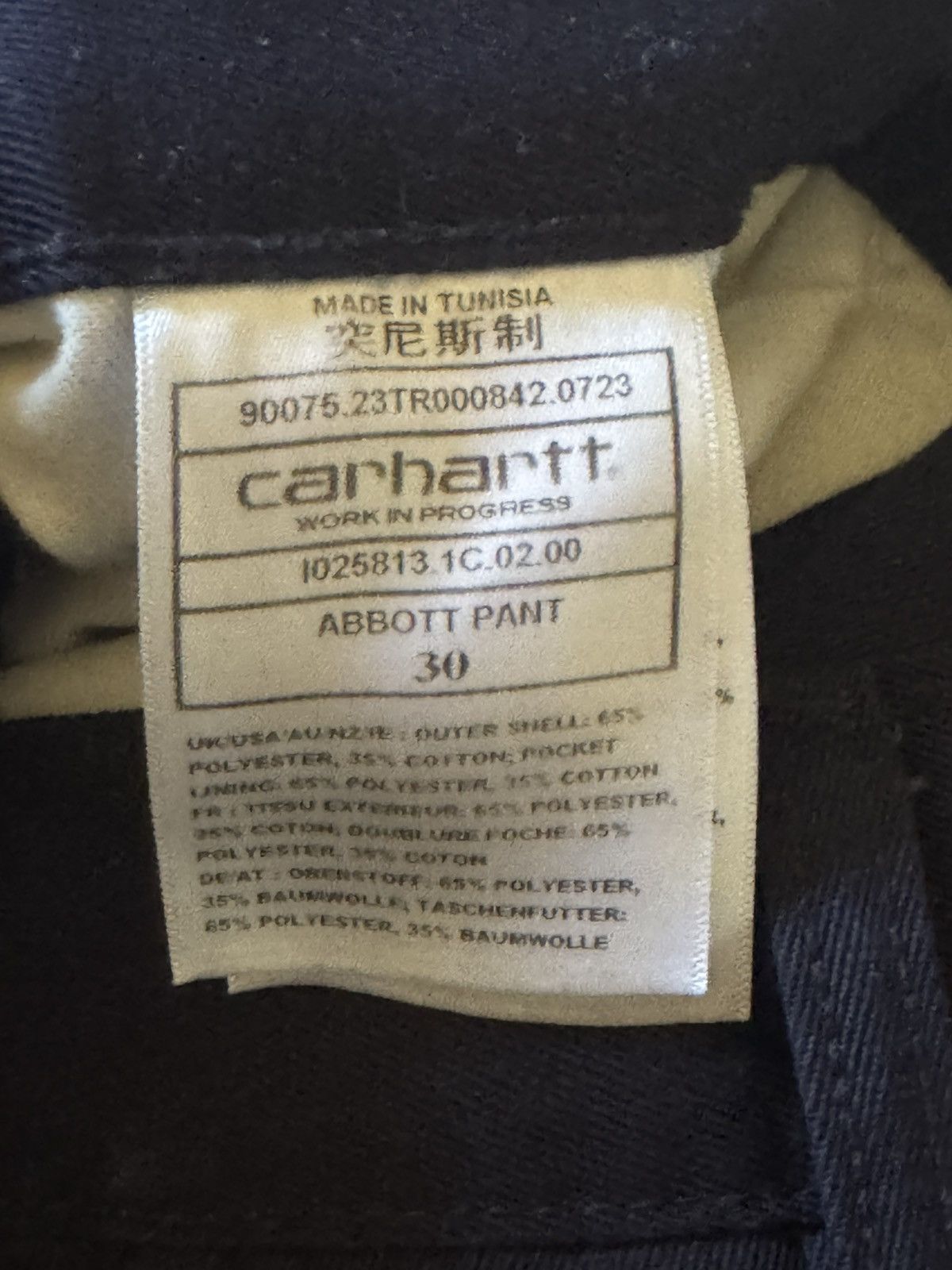 Carhartt Wip Carhartt WIP Abbott Pant Size US 30 / EU 46 - 4 Thumbnail