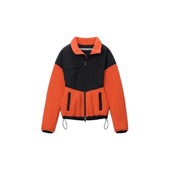 Alexander Wang Alexander Wang FW21 Orange Fleece Jacket - Size L / US 10 / IT 46 - 2 Thumbnail