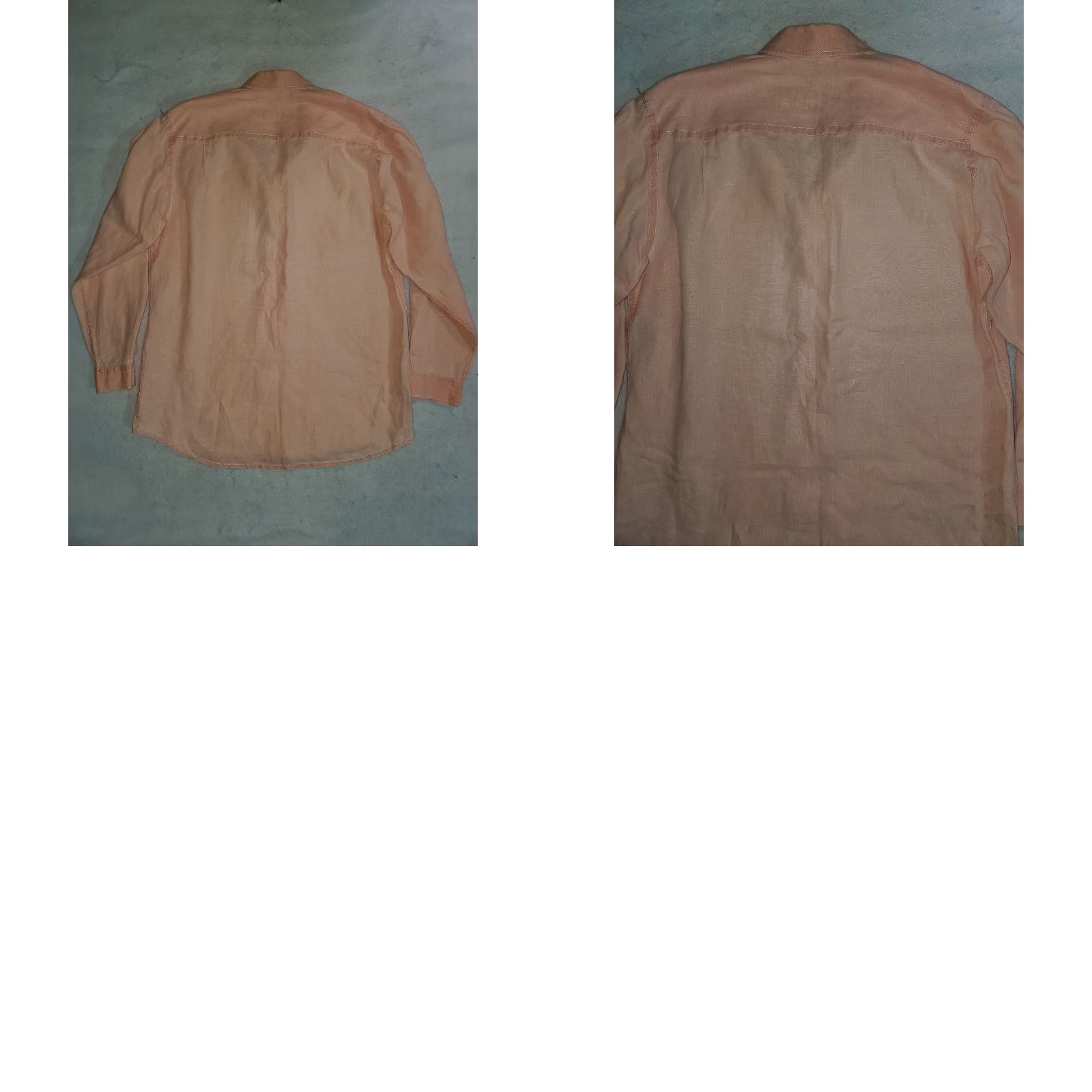 Tommy Bahama Tommy Bahama Signature Relax 100% Linen Button-Up Long Sleeve Shirt Mens Sz S Orange Hawaiian Size US S / EU 44-46 / 1 - 8 Thumbnail
