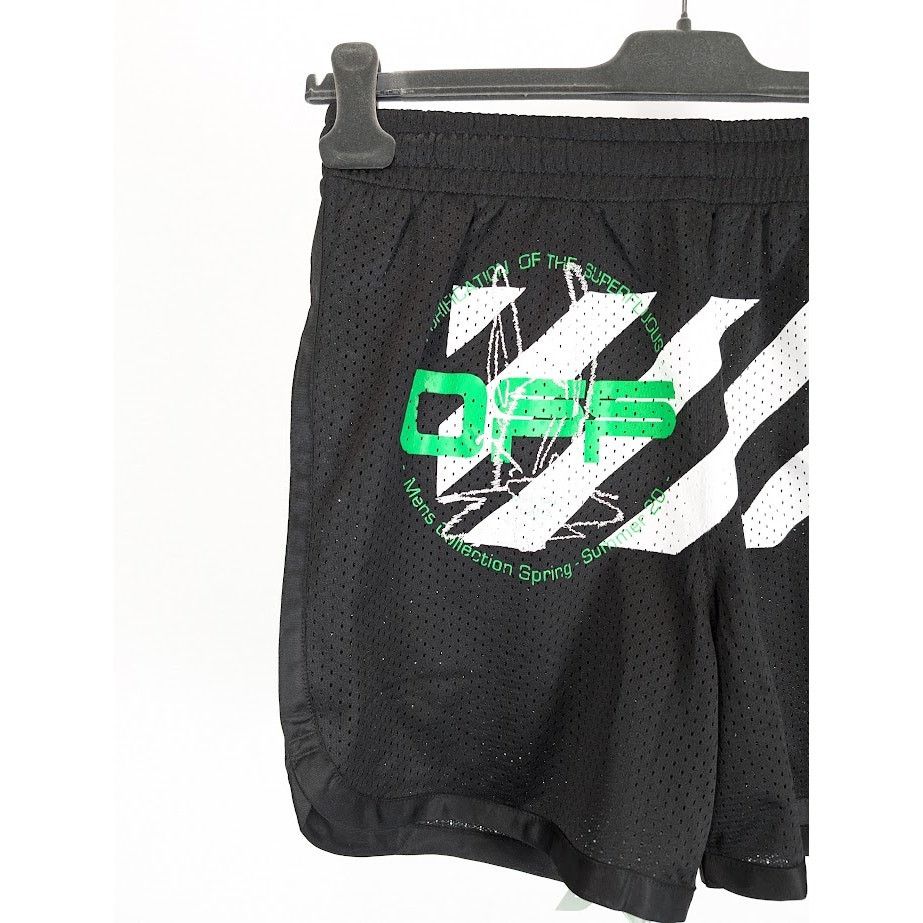 Off-White o1rshd1 Harry The Bunny Mesh Short in Black Brilliant Size US 30 / EU 46 - 4 Thumbnail